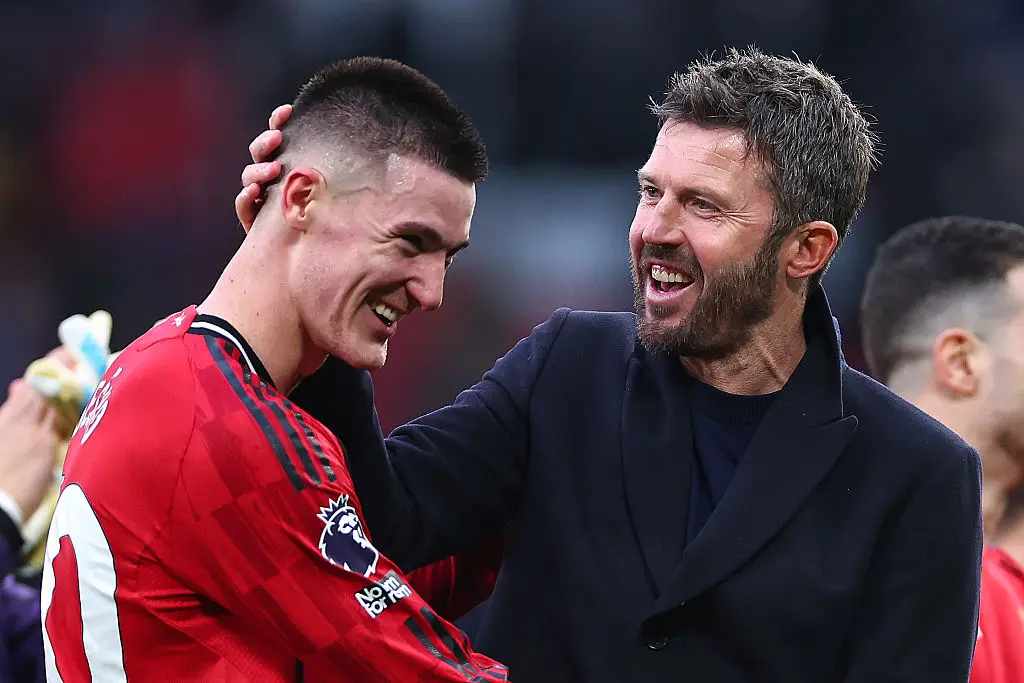 Carrick has been named interim United head coach until the end of the season (Image: Getty)