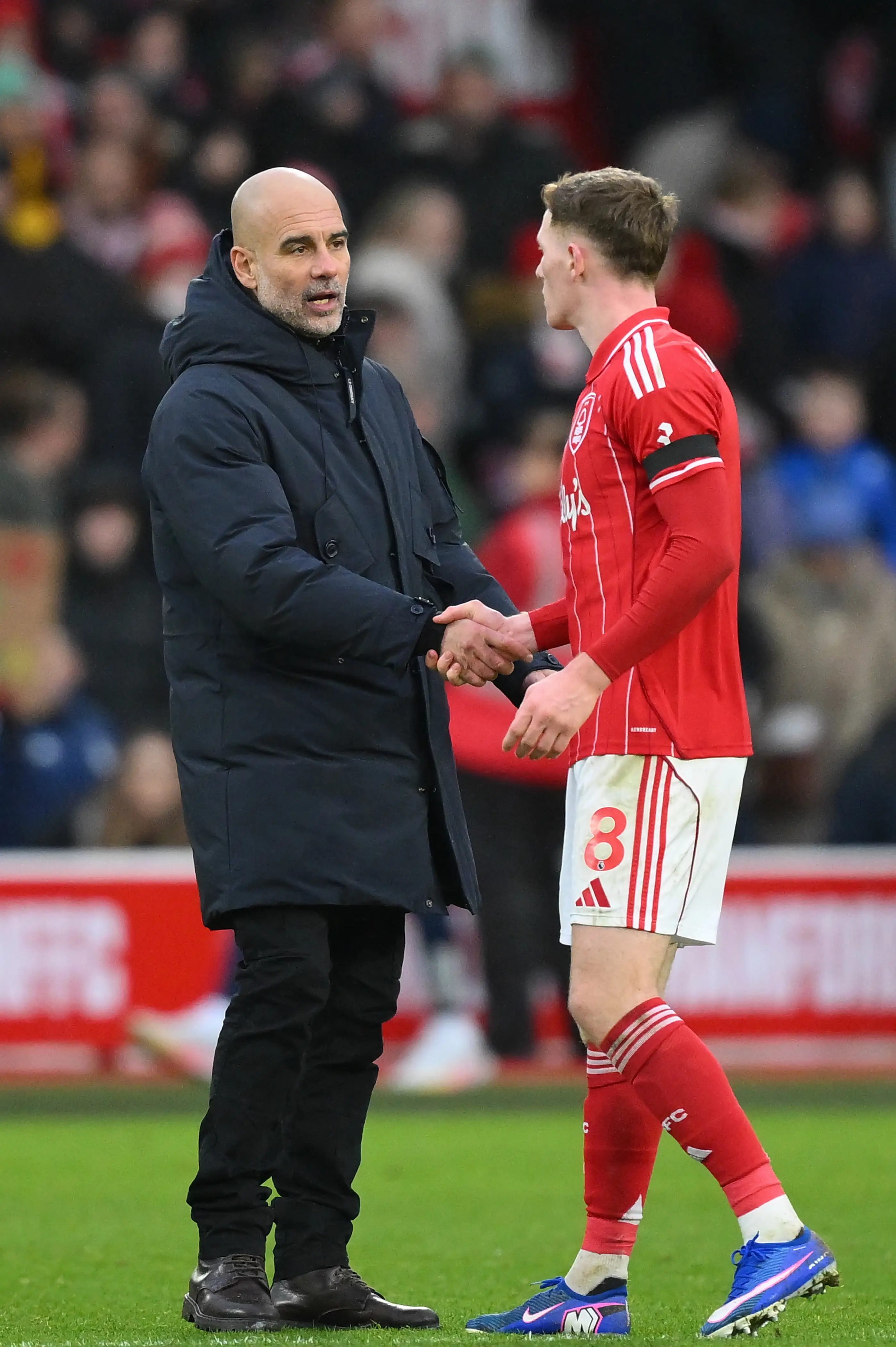 Guardiola is a huge admirer of Anderson. Image credit: Getty