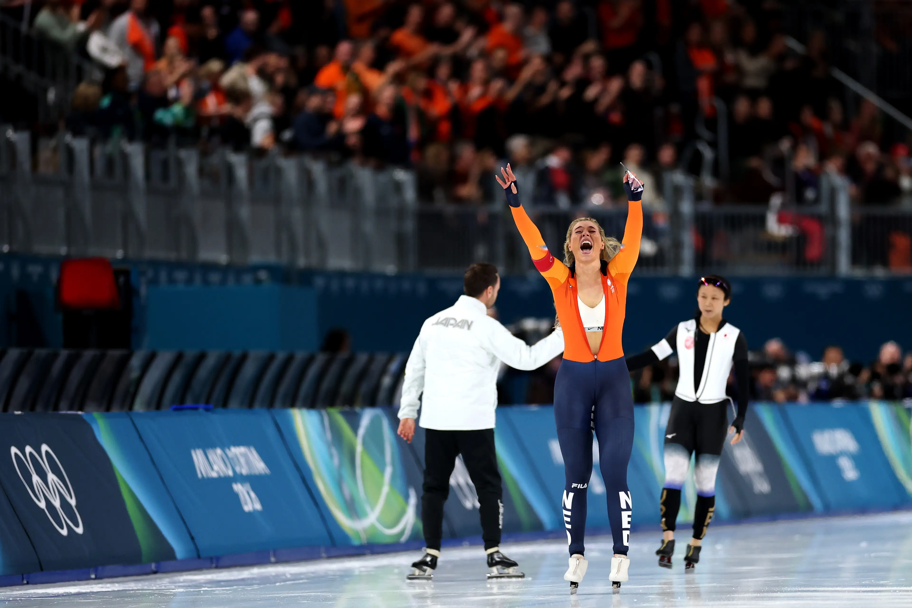 Leerdam won two medals at the Games. Image: Getty