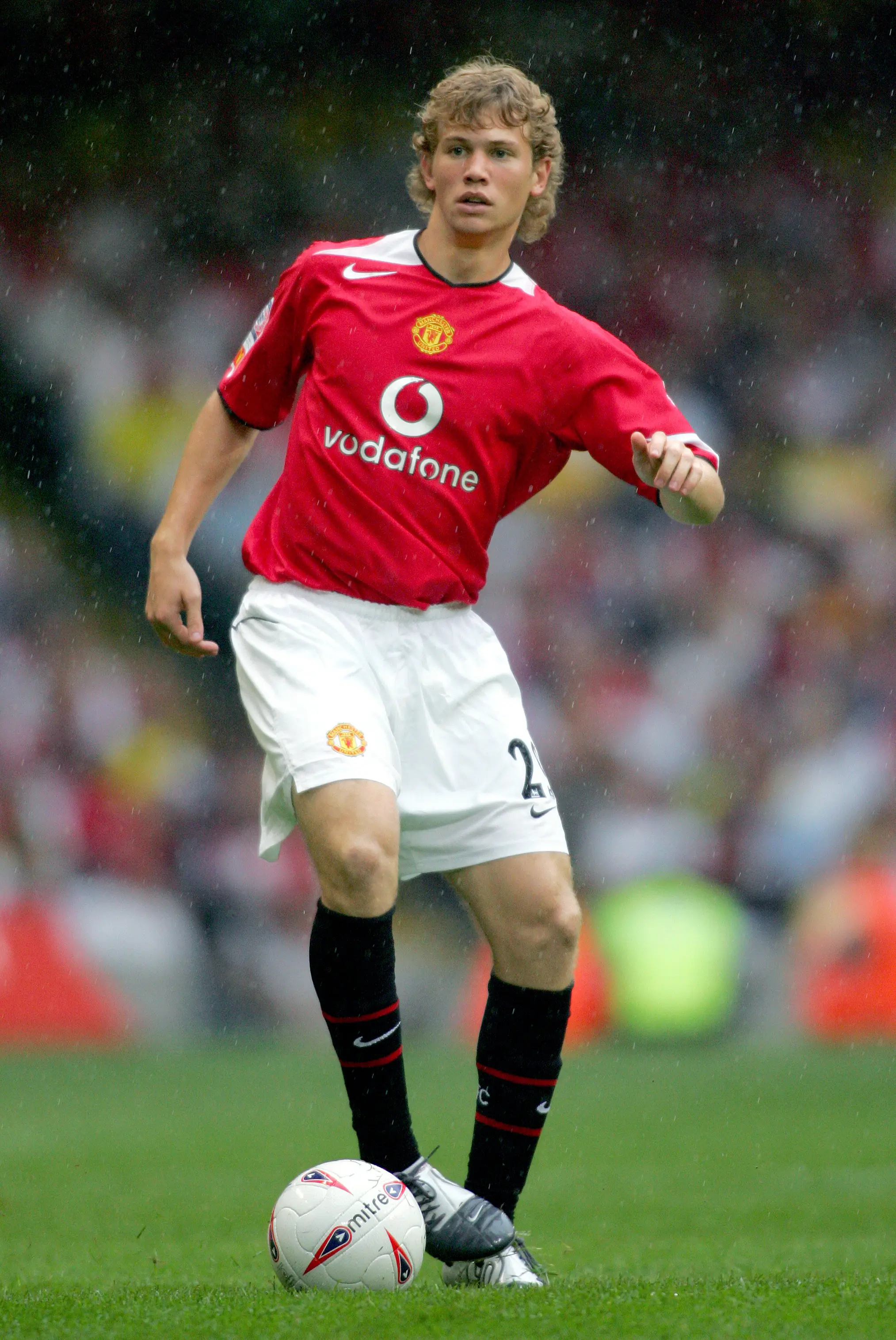 Spector played eight times for United. Image: Getty