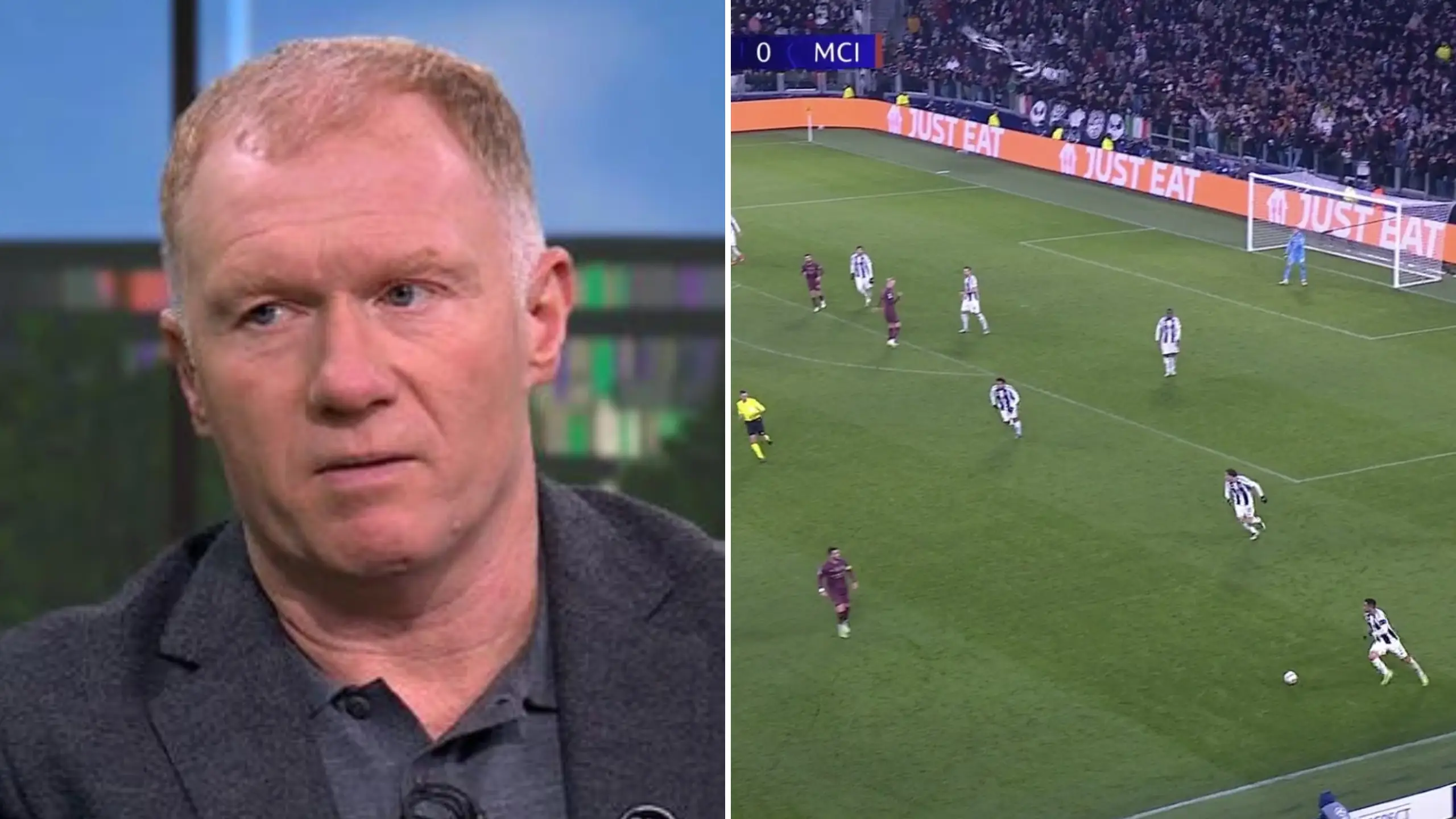 Paul Scholes posts x-rated comment about one player while watching Juventus vs Man City game