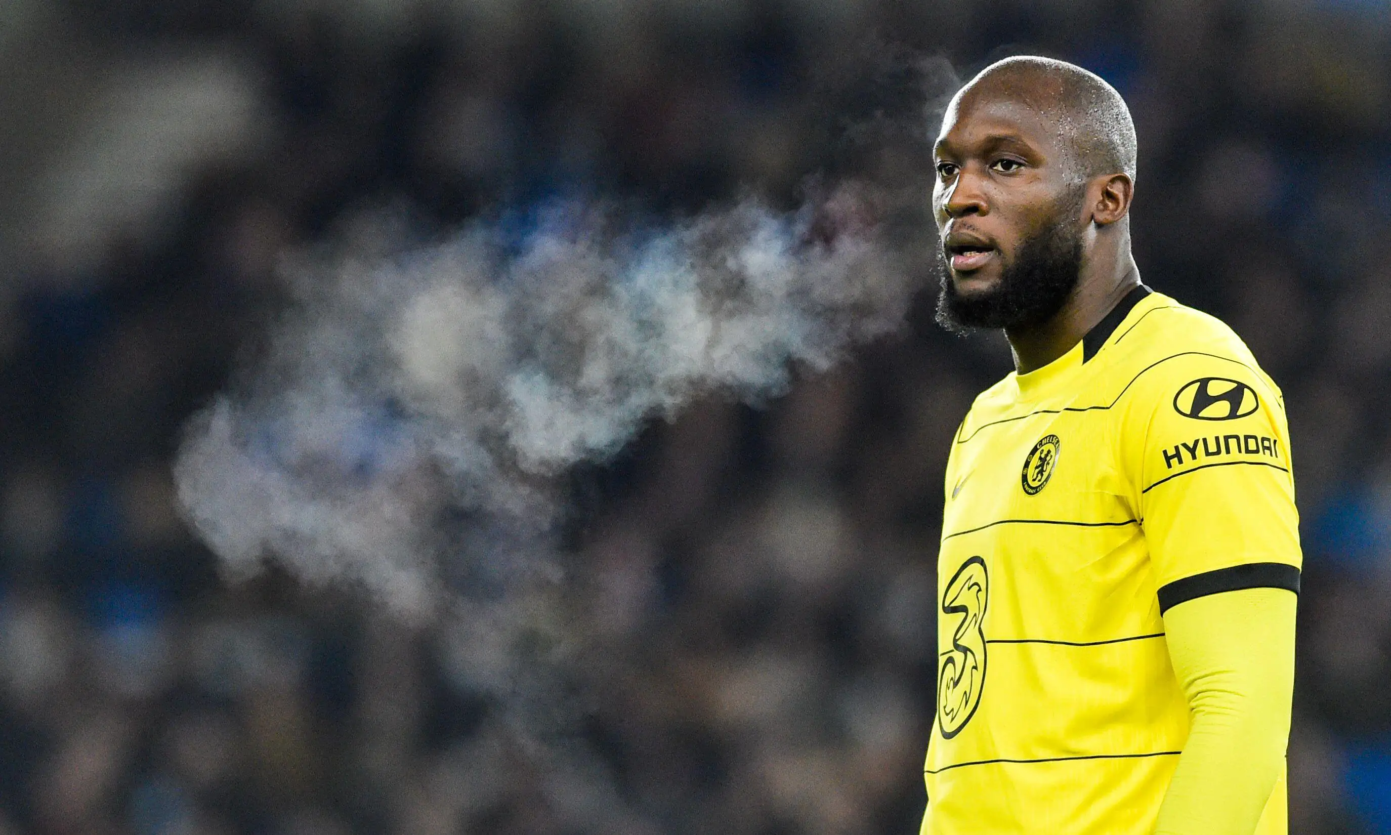Romelu Lukaku in action for Chelsea last season. (Alamy)