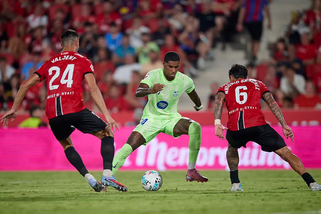 Rashford made his Barcelona debut against Mallorca (Image: Getty)