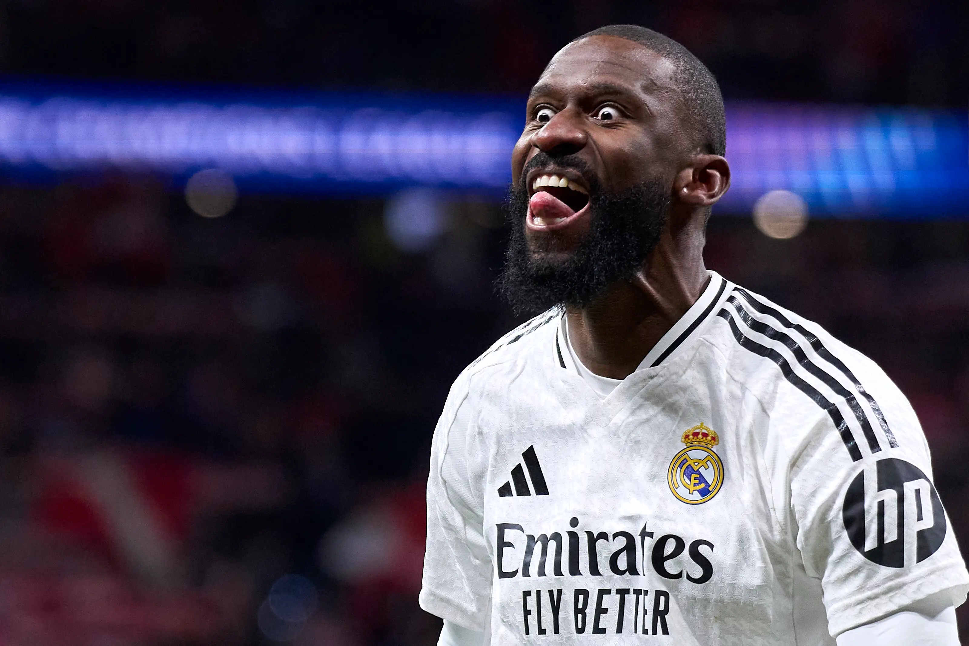Real Madrid fear a ban could be coming for Antonio Rudiger. Image: Getty