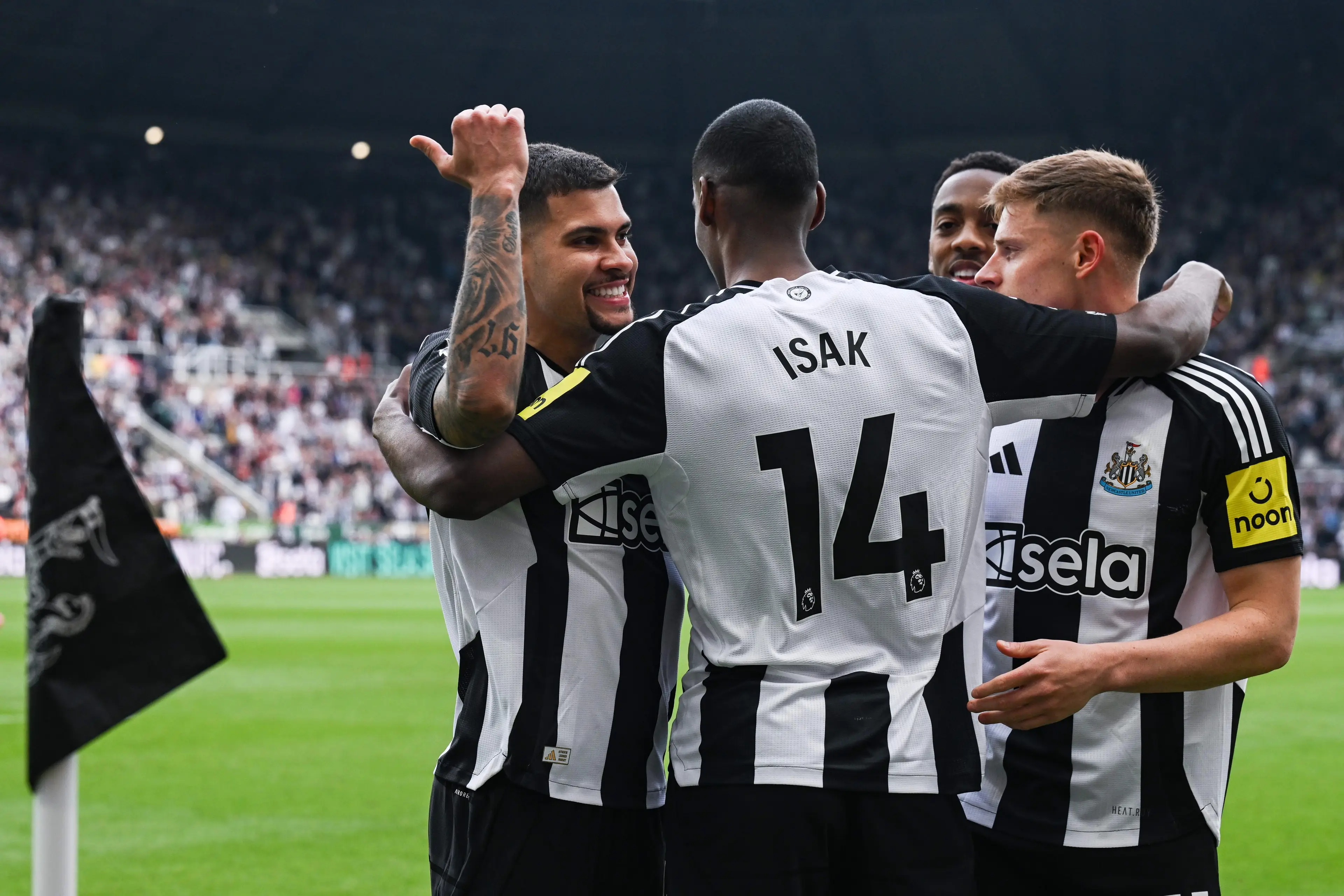 Alexander Isak is currently Newcastle United's No.14. Image: Getty