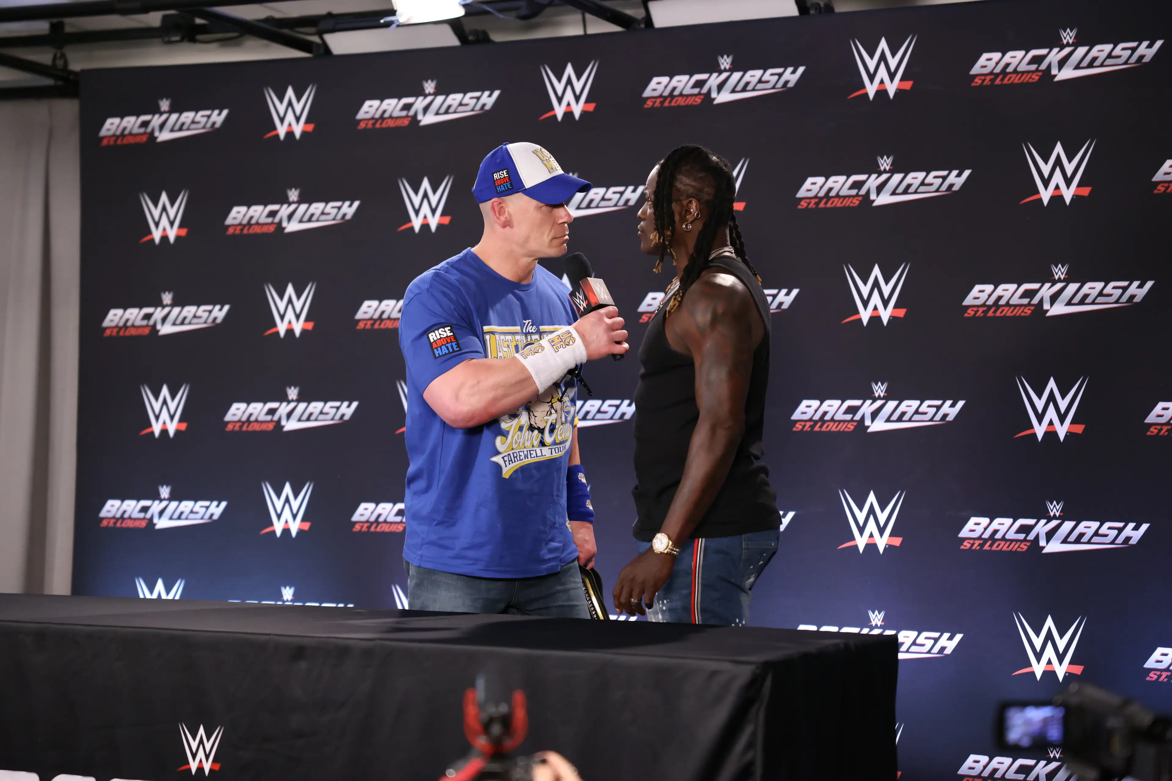 John Cena clashed with R-Truth.