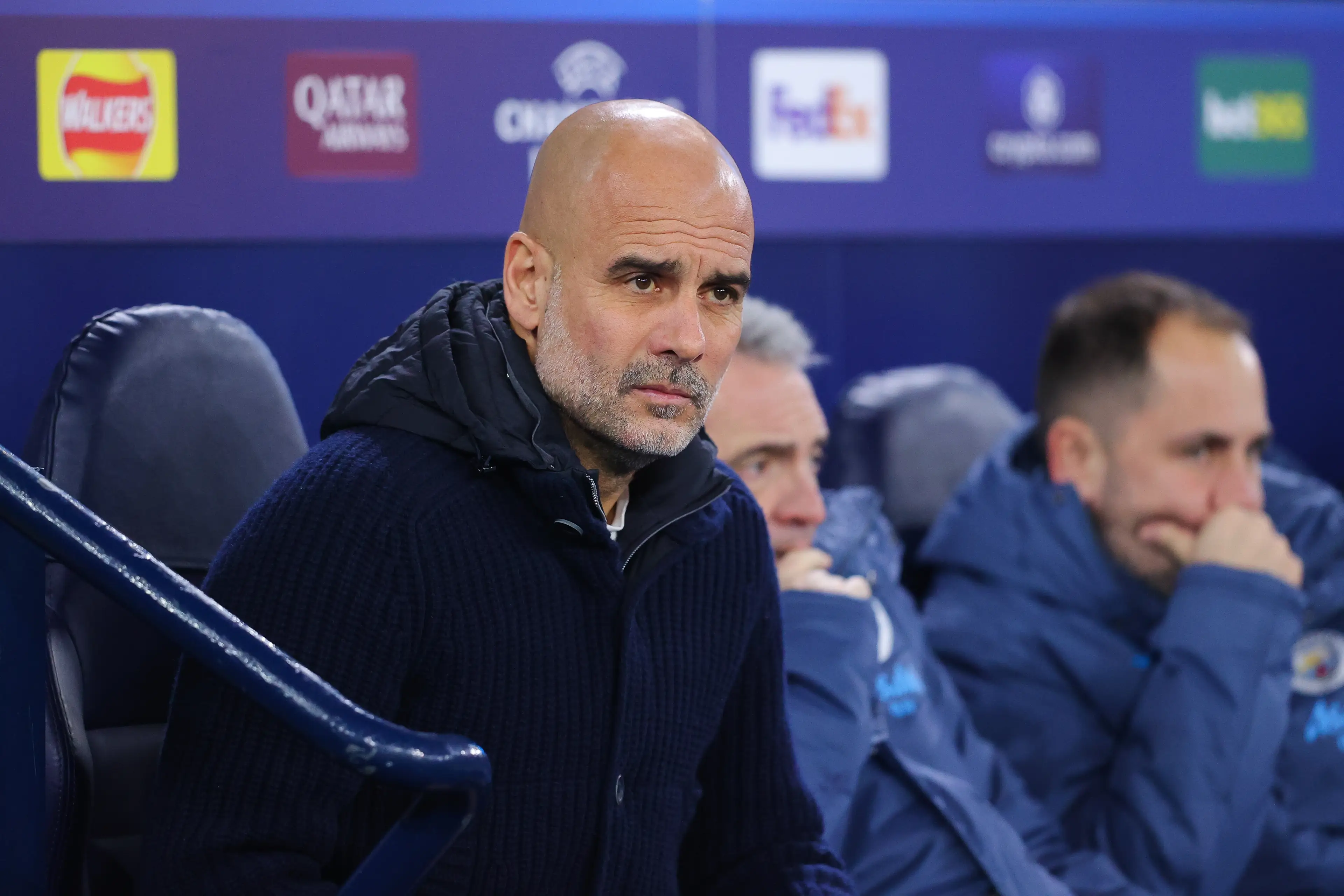 Pep Guardiola and Manchester City are awaiting the verdict from the 115 charges case. Image: Getty