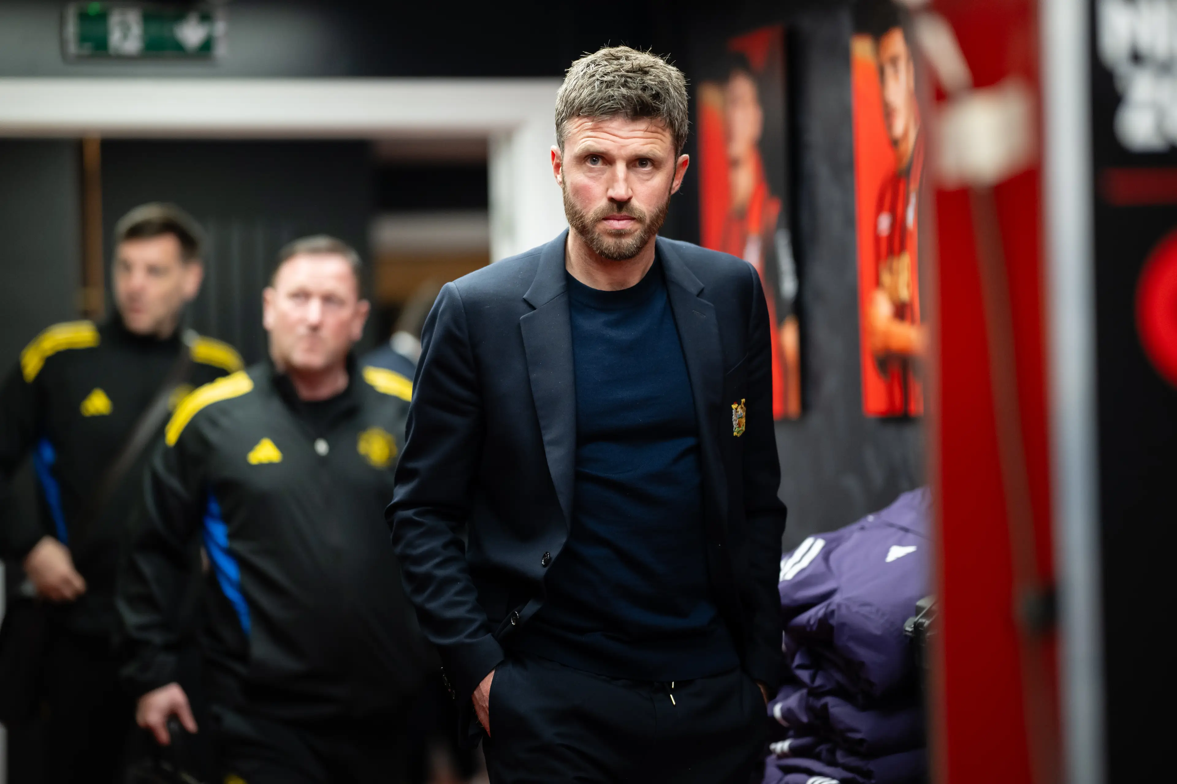 Carrick is hoping to become Manchester United boss permanently. Image: Getty