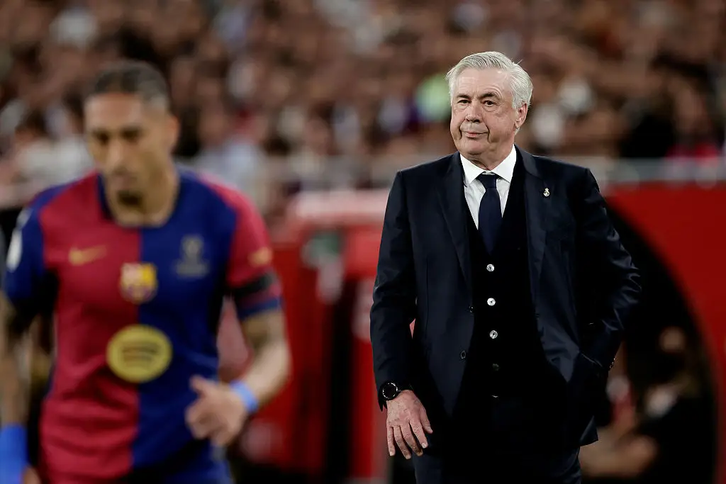 Carlo Ancelotti is expected to leave Real Madrid at the end of the season. (Image: Getty)