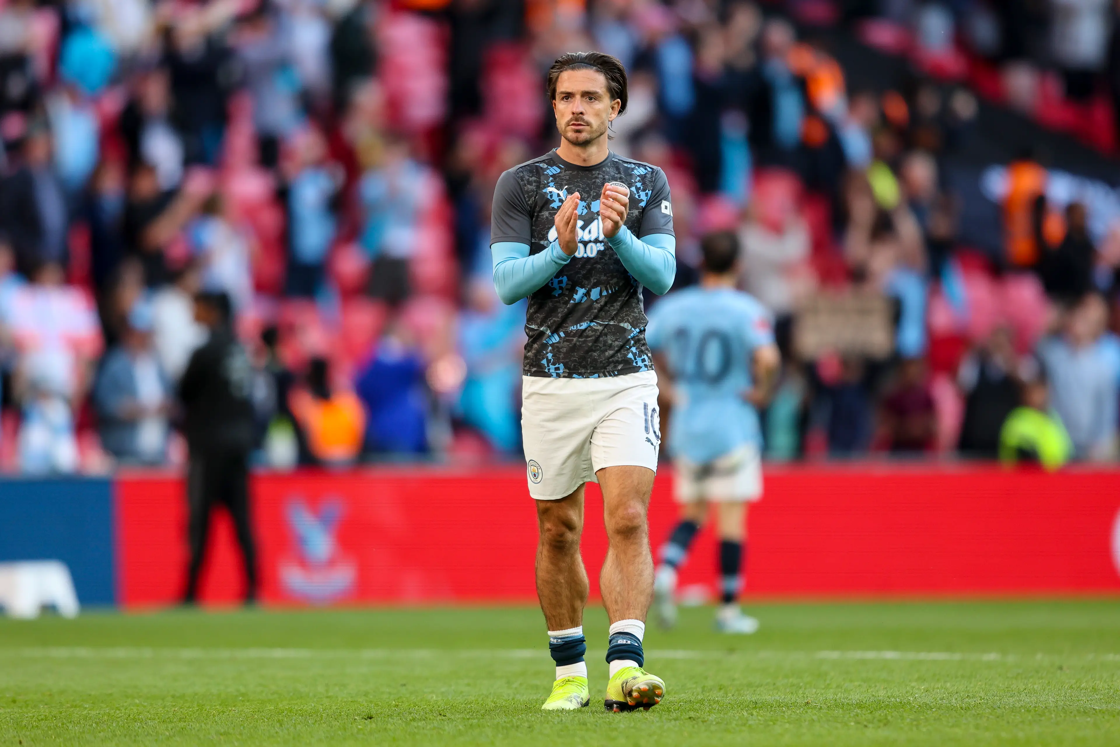 Jack Grealish has made just seven Premier League starts this season. Image: Getty