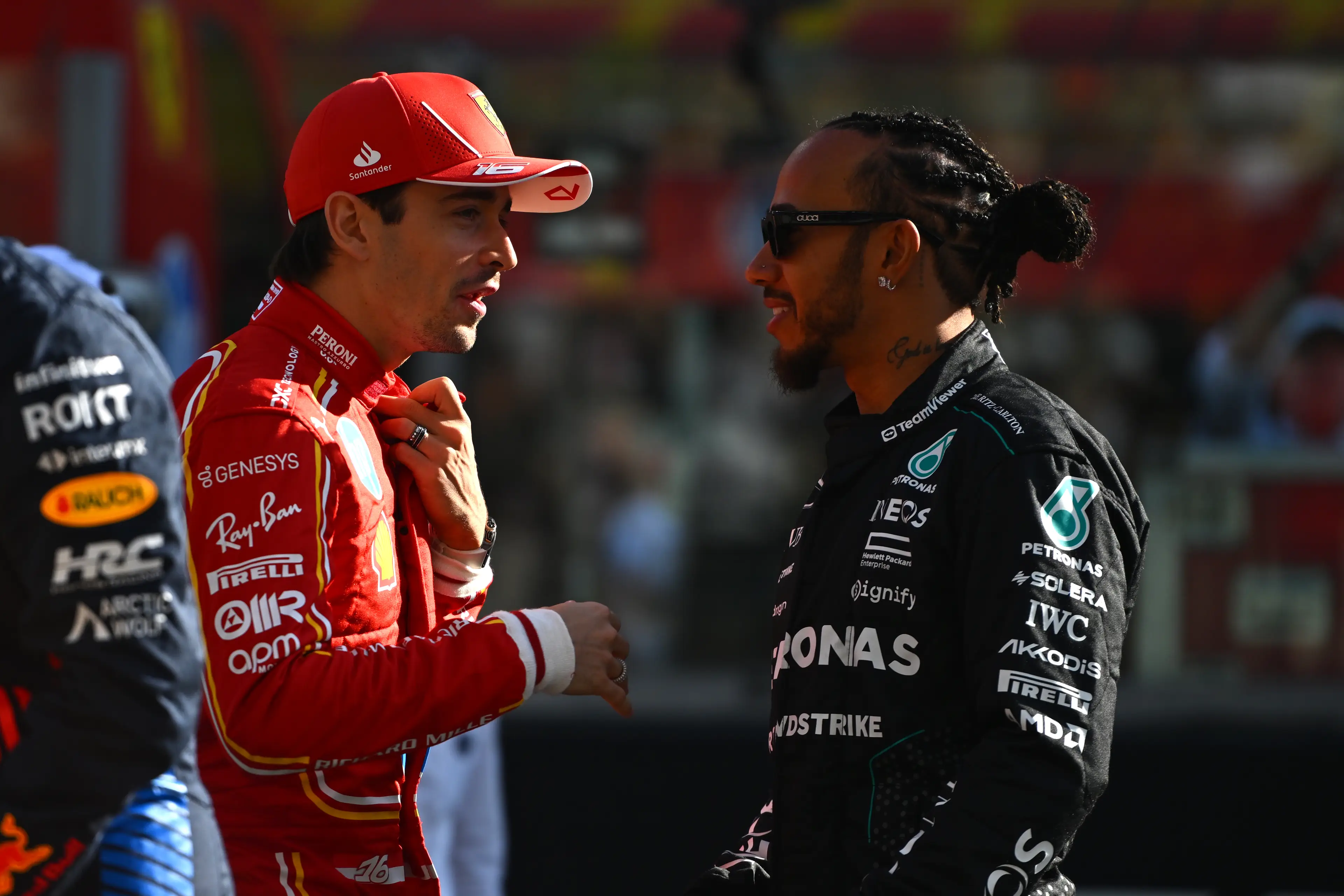 Charles Leclerc and Lewis Hamilton will race for Ferrari in 2025. (Image: Getty)