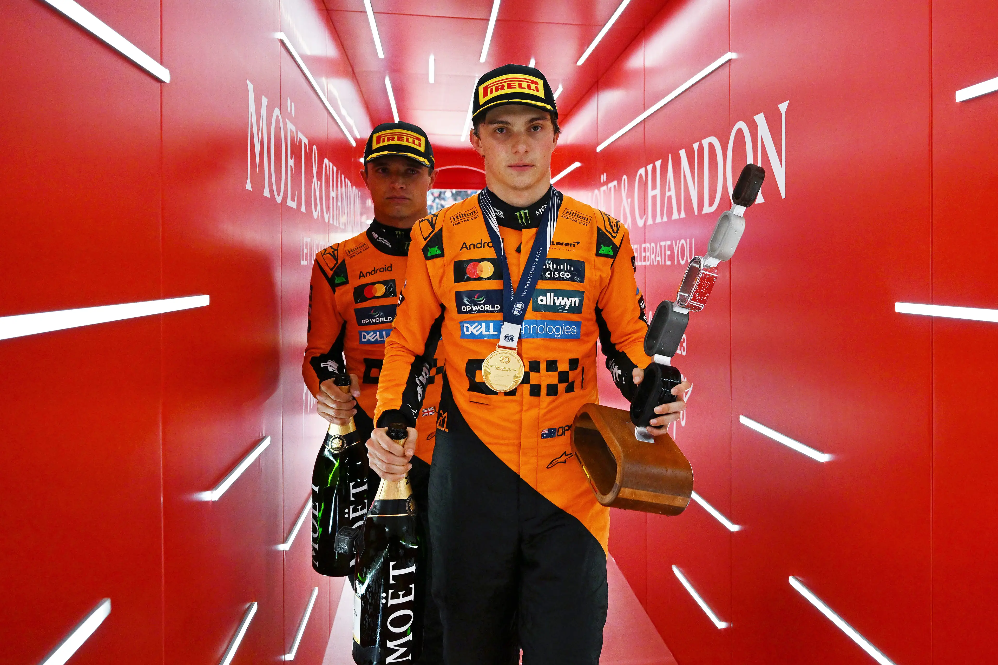 Oscar Piastri and Lando Norris will look to win the title in 2026. Image: Getty