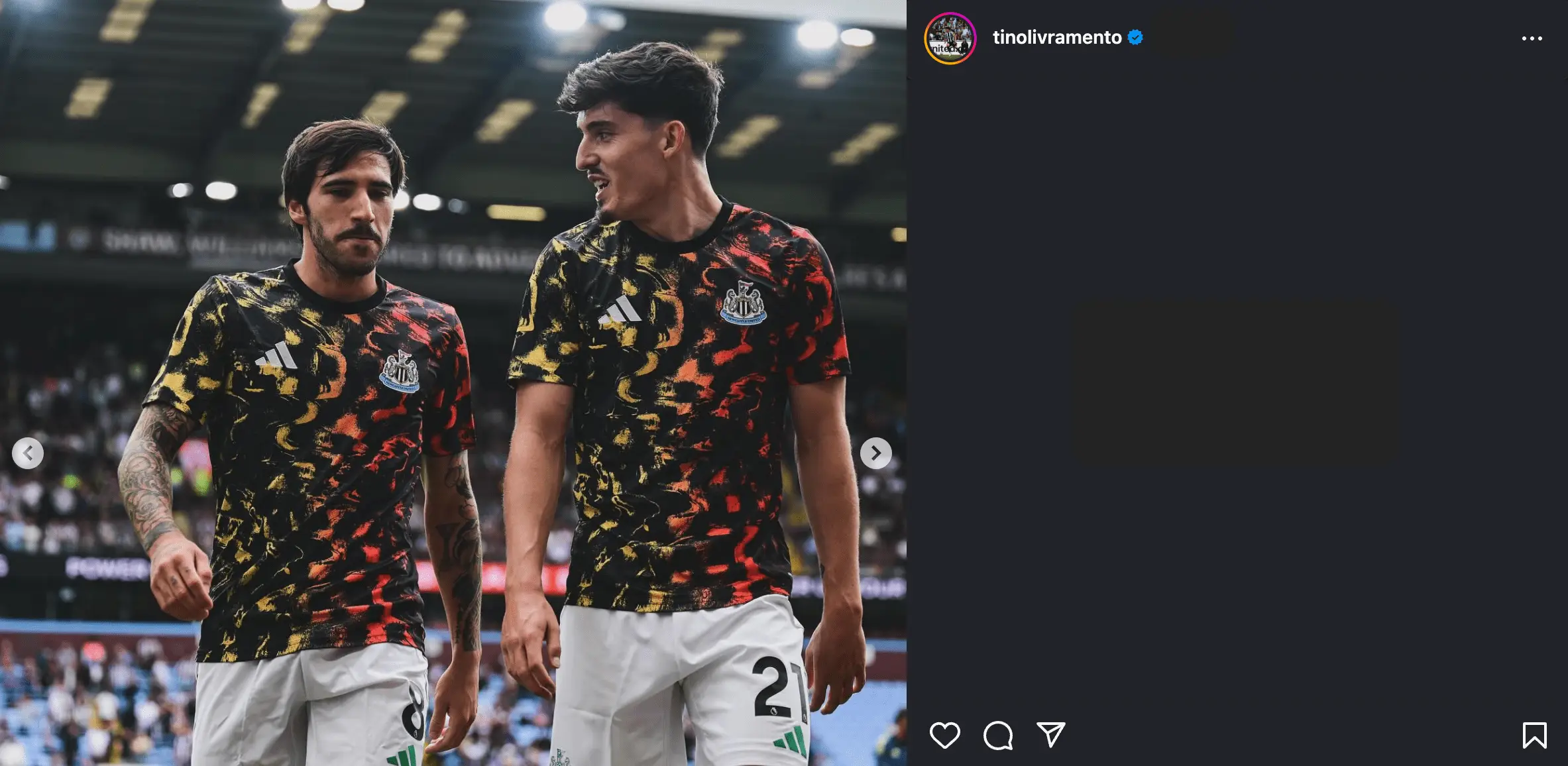 Image: Instagram/@tinolivramento