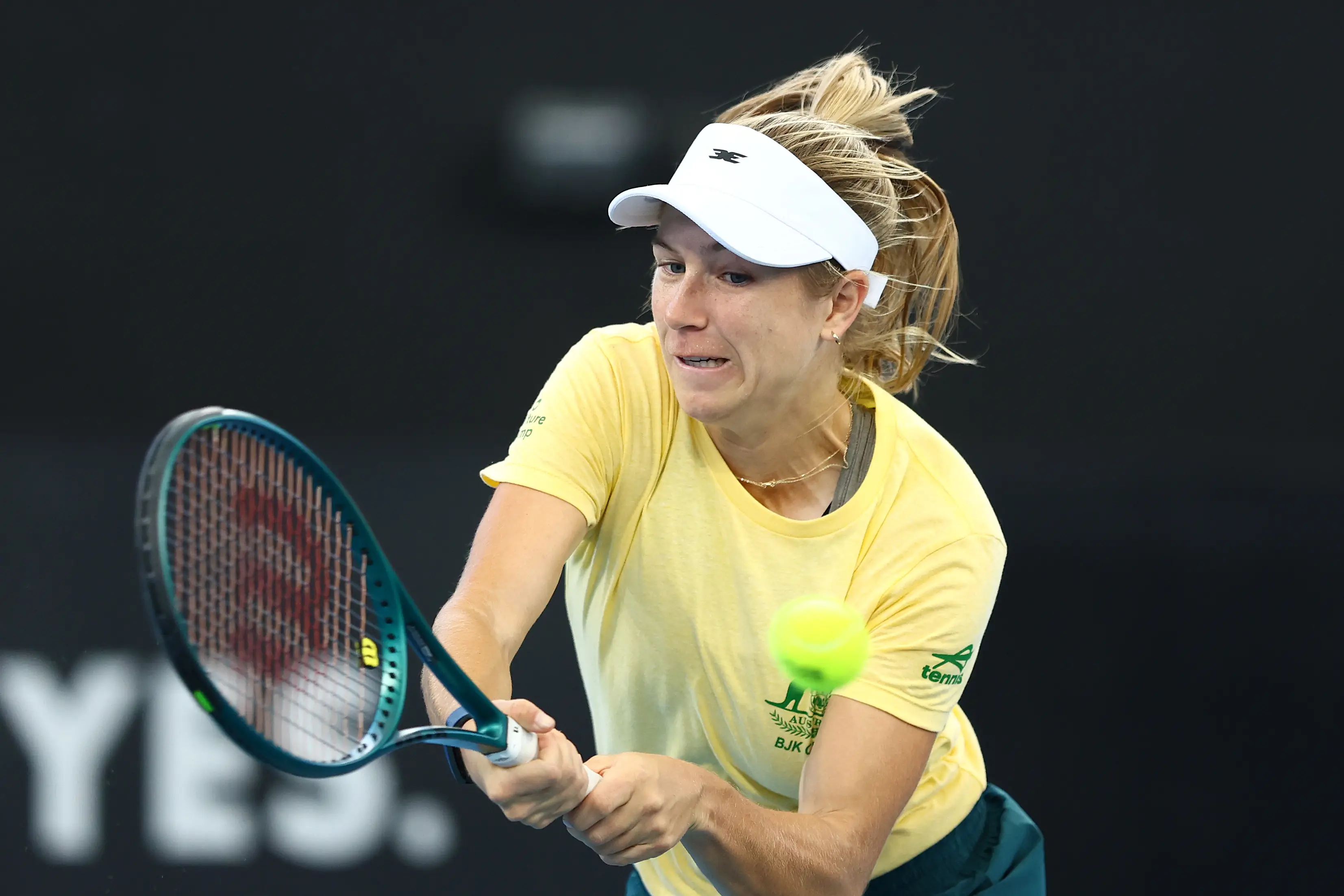 Perez pictured ahead of the 2025 Billie Jean King Cup qualifier. Image credit: Getty