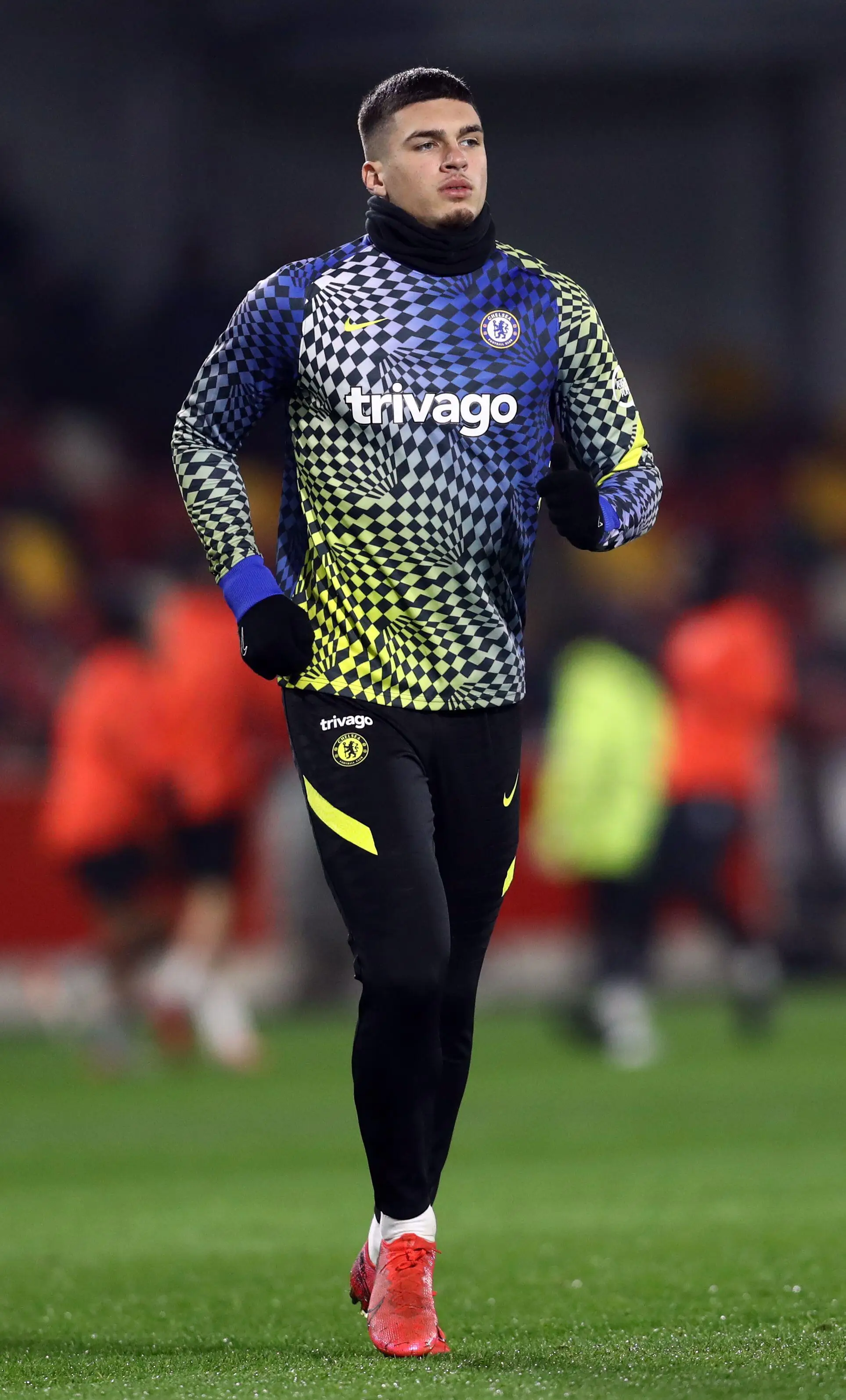 Xavier Simons of Chelsea during the Carabao Cup match at Brentford Community Stadium, London. (Alamy)