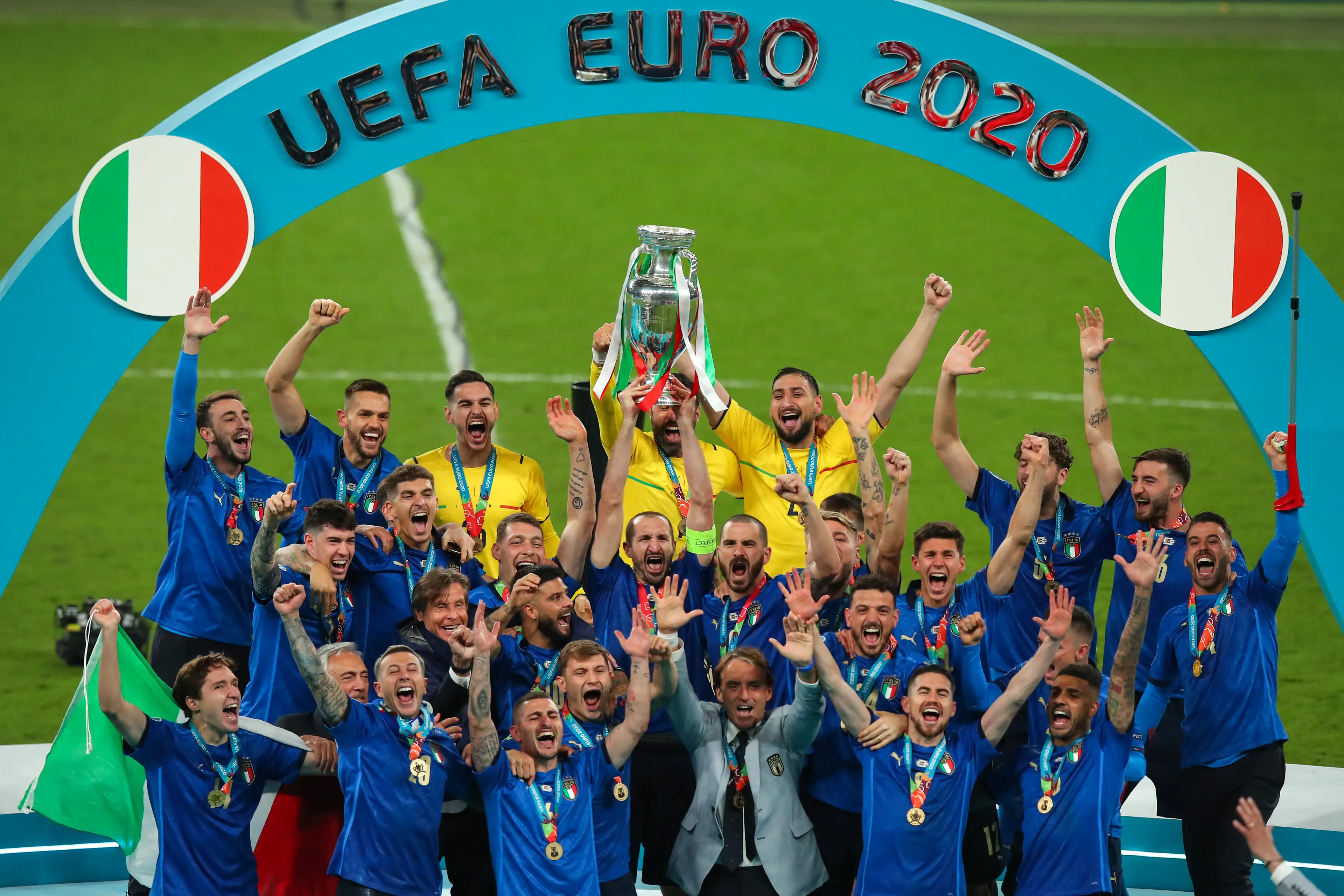 Italy defeated England on penalties in the UEFA EURO 2020 final (Image: Getty)