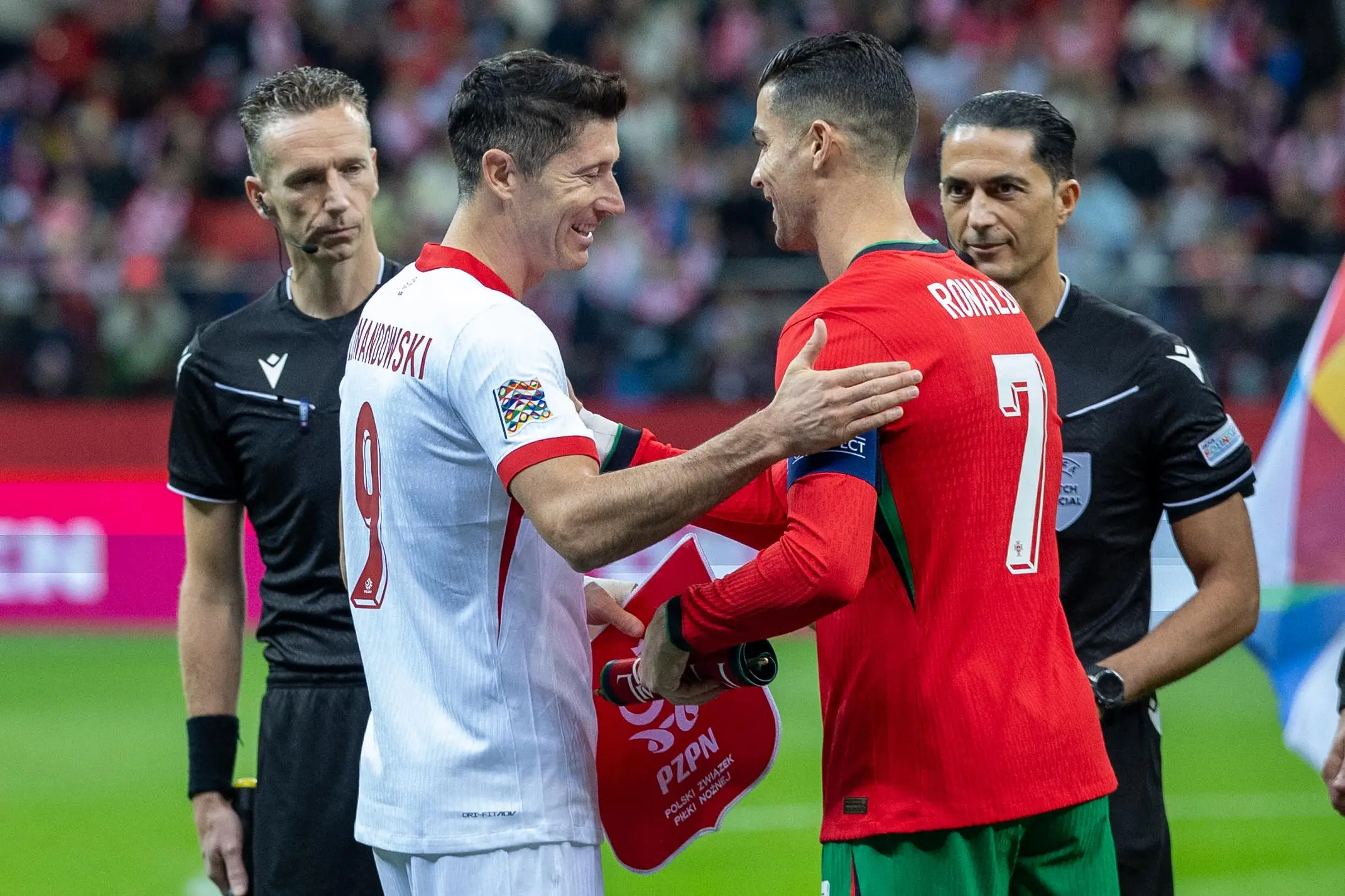 Lewandowski could link up with Ronaldo. Image: Getty