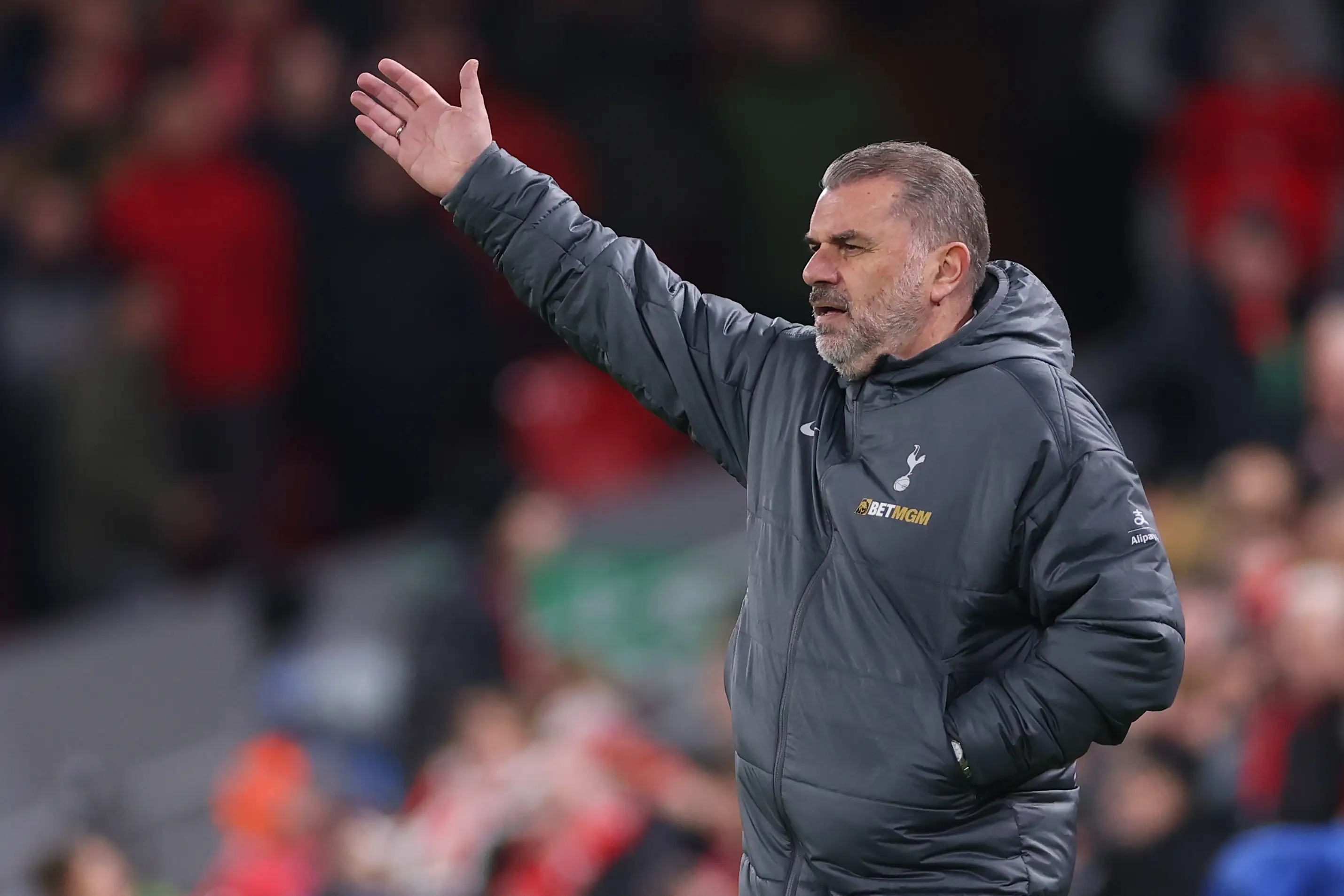 Ange Postecoglou is under increasing pressure at Tottenham Hotspur. Image: Getty