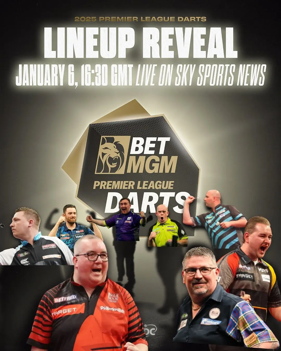 Fans think they have worked out who will compete in the 2025 Darts Premier League. Image: X/@TradiacFUT