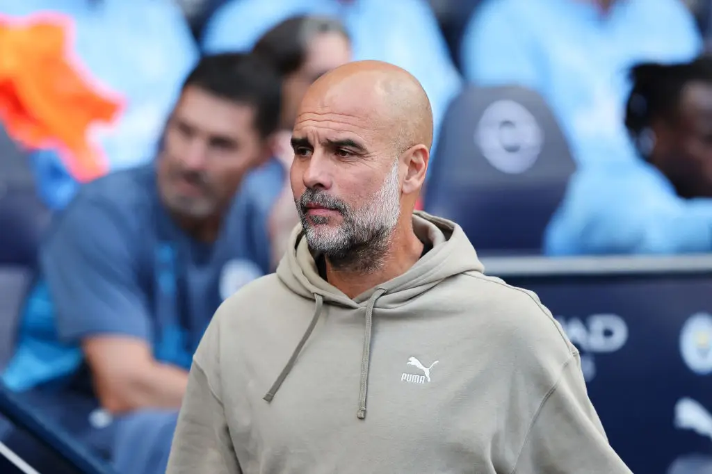 Manchester City manager Pep Guardiola has said he is fully convinced the club are innocent. (Image: Getty)
