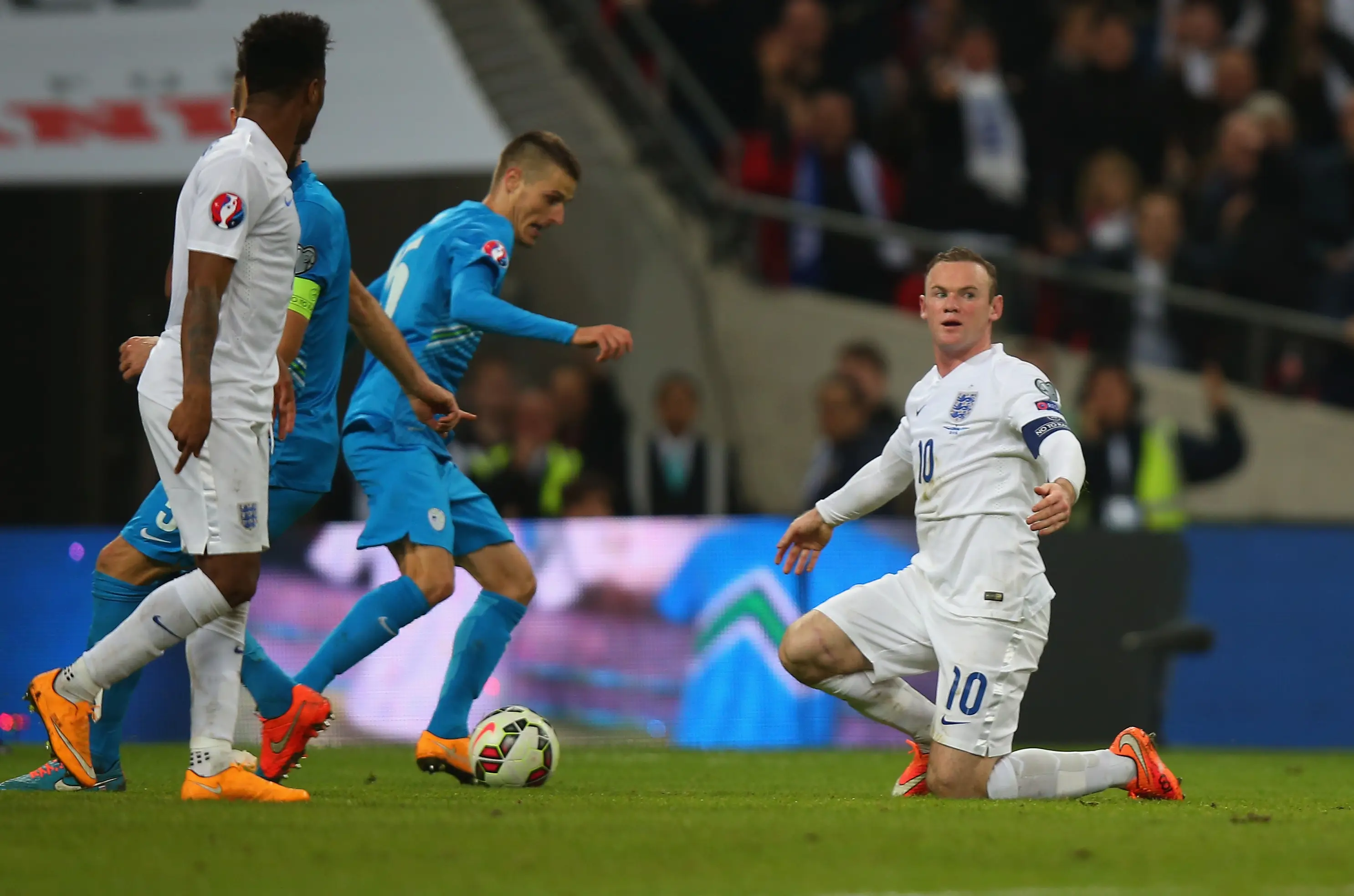 Wayne Rooney in action for England at Euro 2016. (