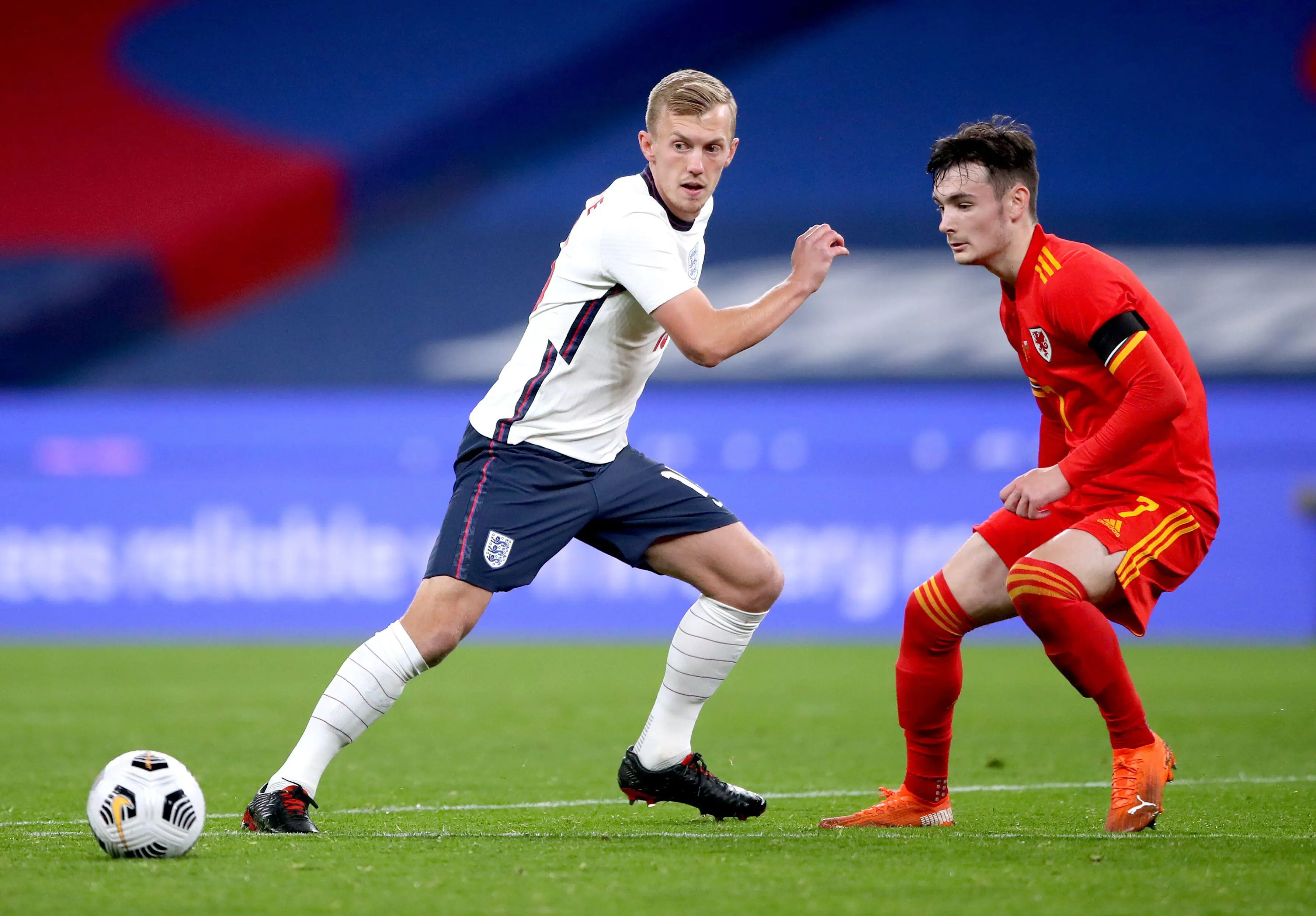 Dylan Levitt for Wales against England. (Alamy)