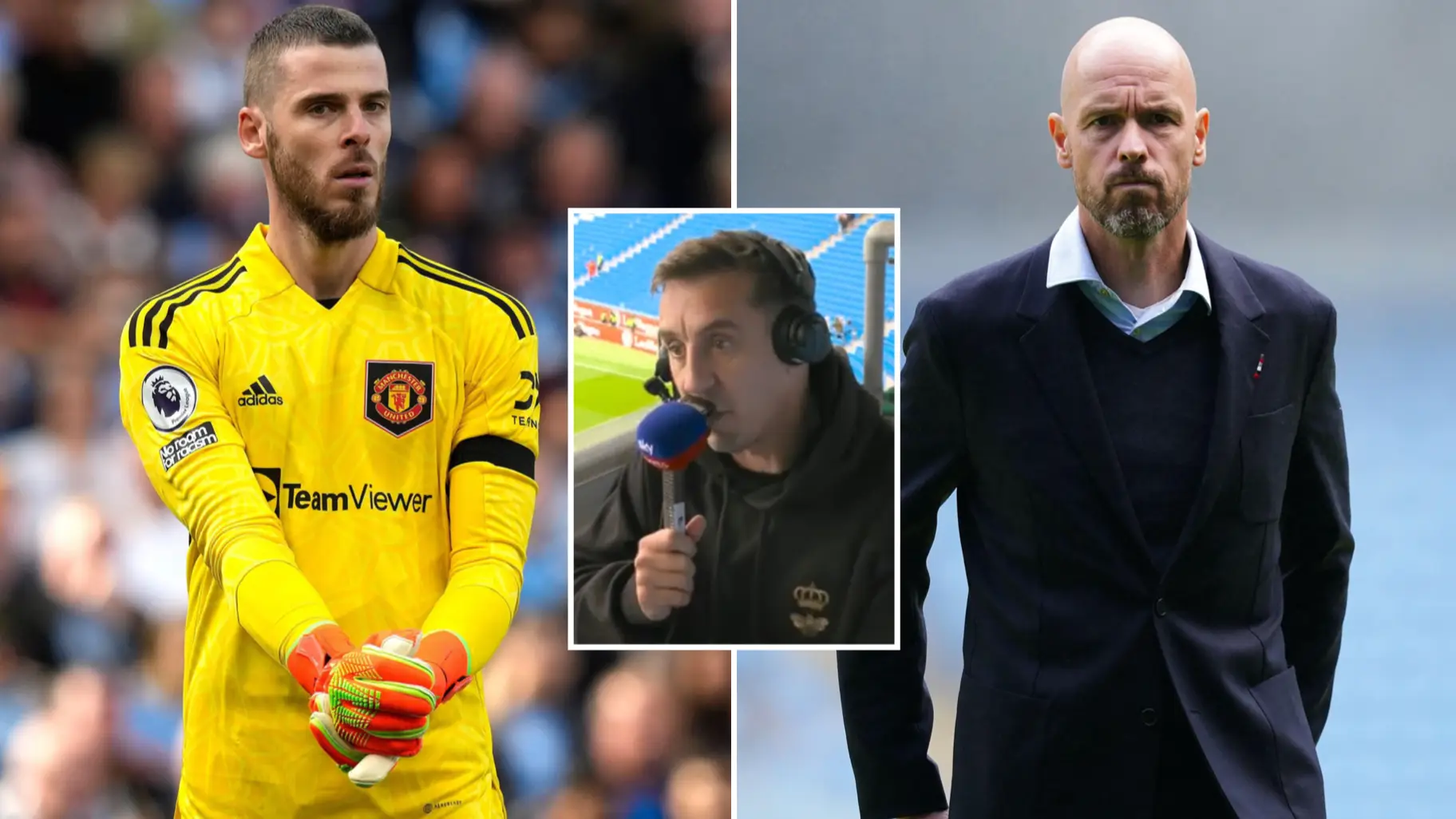 'Going to be adamant' - Gary Neville reveals reason David de Gea’s Manchester United career won't last under Erik ten Hag
