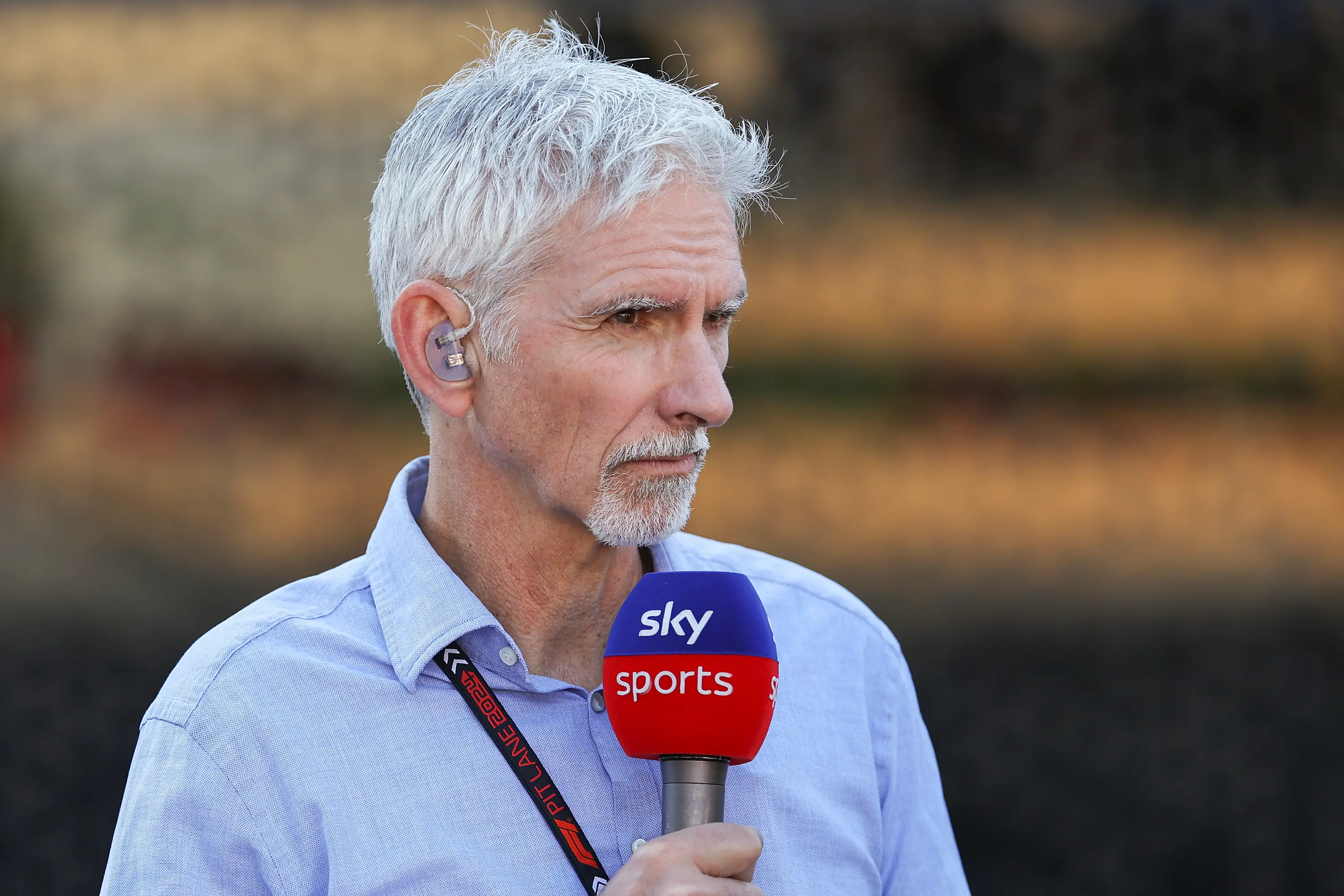 Damon Hill will leave Sky Sports at the end of the 2024 F1 season. Image