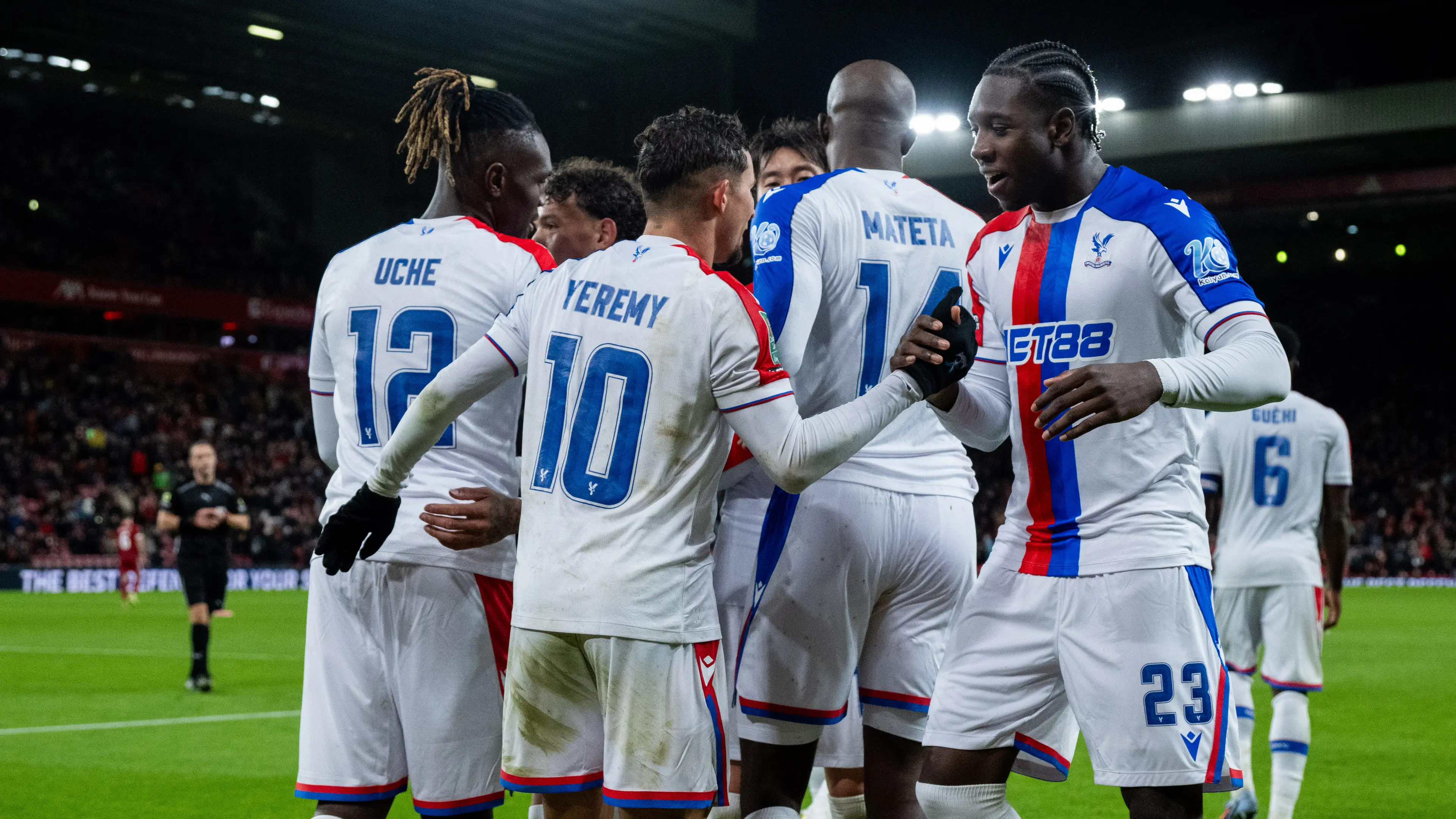Crystal Palace knocked Liverpool out of the Carabao Cup (Credit:Getty)