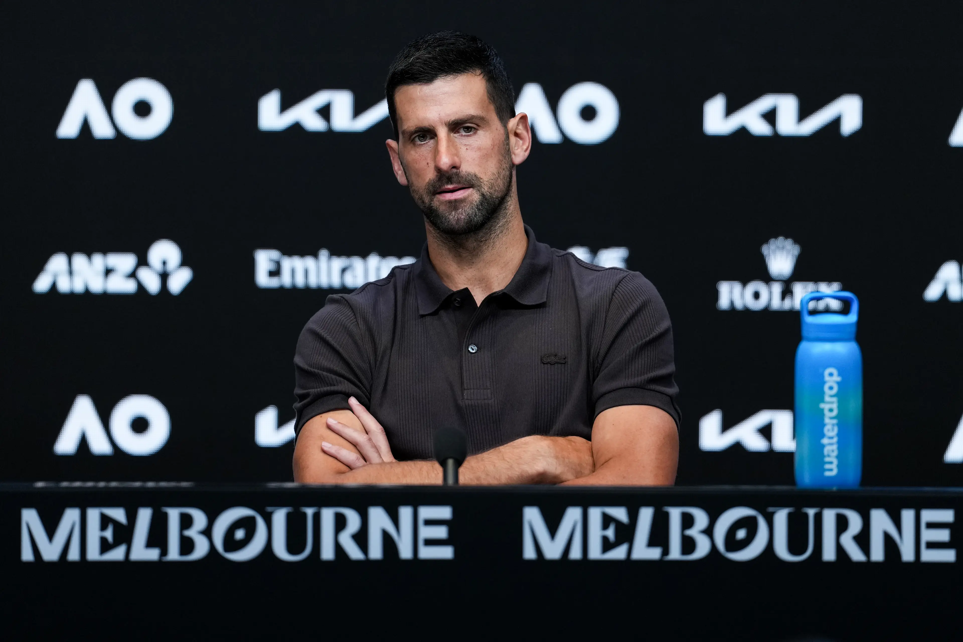 Novak Djokovic is chasing his 25th Grand Slam title. Image: Getty