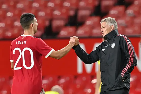 Solskjaer was in charge of Man Utd between 2018 and 2021 (Image: Getty)