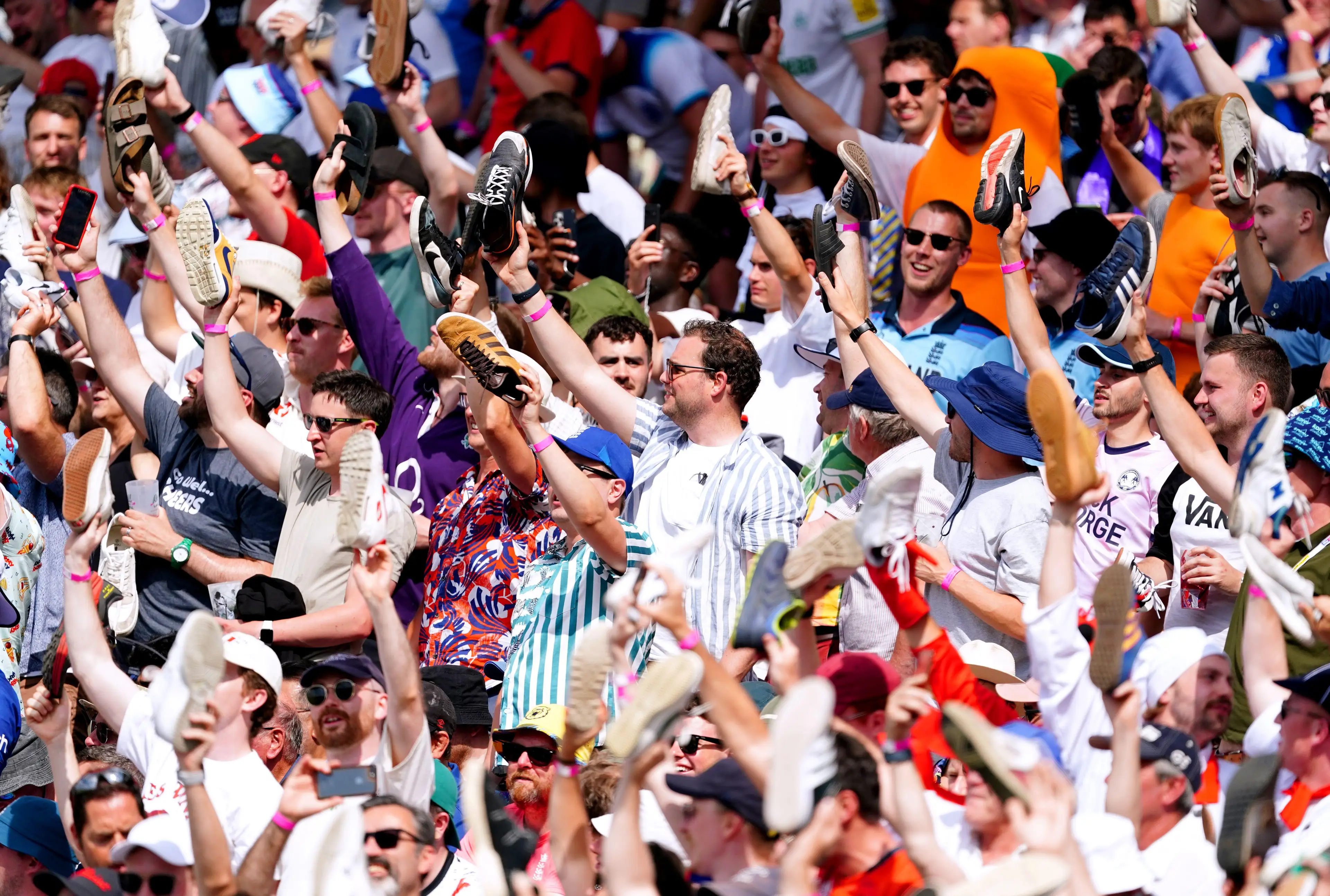 The Edgbaston crowd in full voice. Image: Alamy