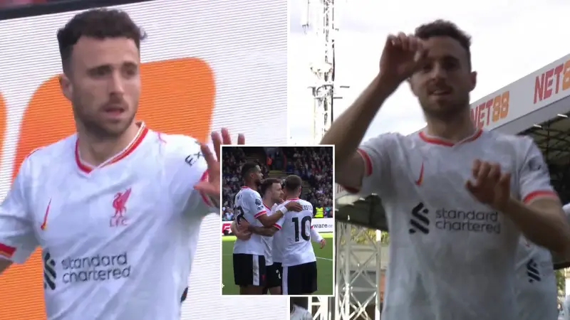 Liverpool fans think they may have figured out Diogo Jota's new goal celebration from Crystal Palace game