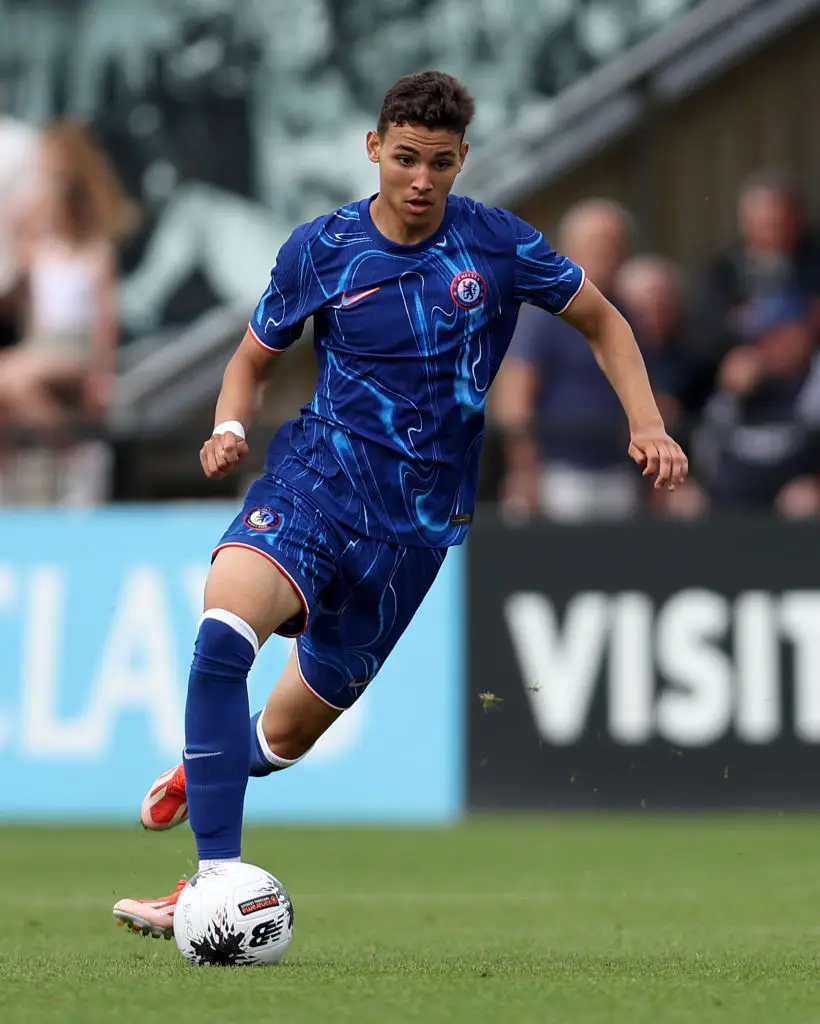 Deivid Washington featured in preseason for Chelsea but is yet to make a senior appearance in the 2024/25 season. (Image: Getty)