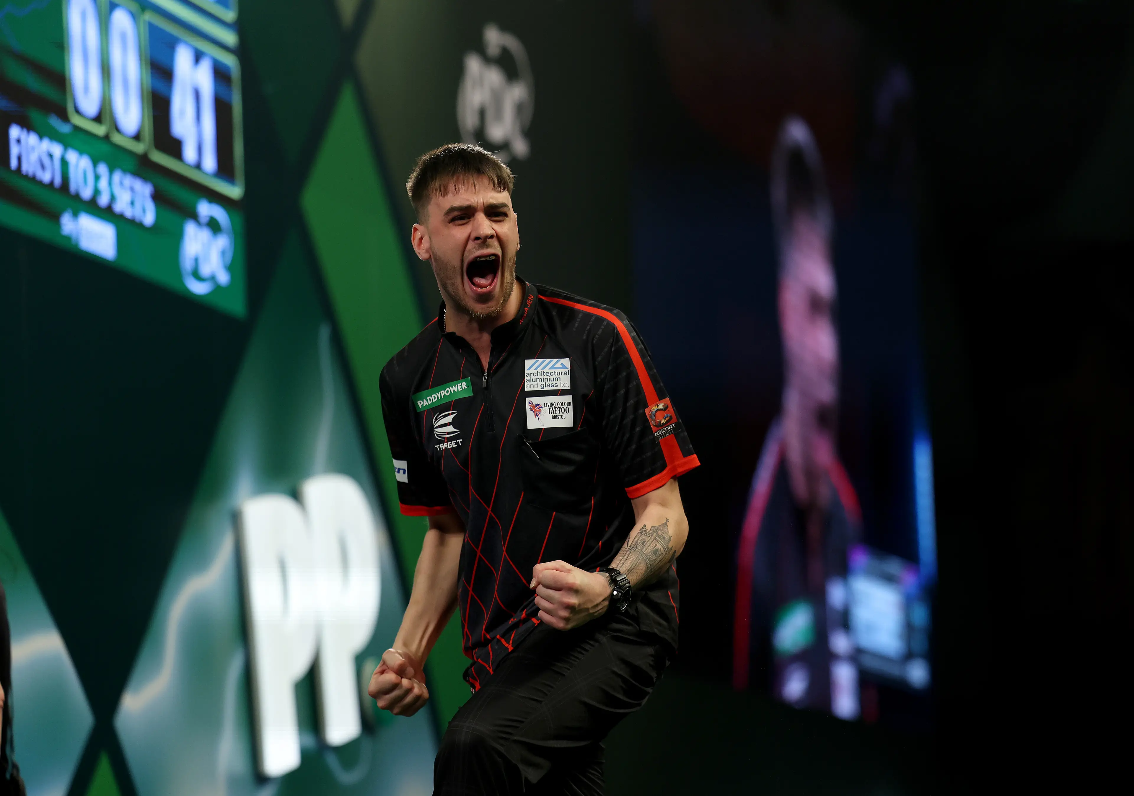 Dom Taylor has been thrown out of the PDC World Darts Championship. Image: Getty