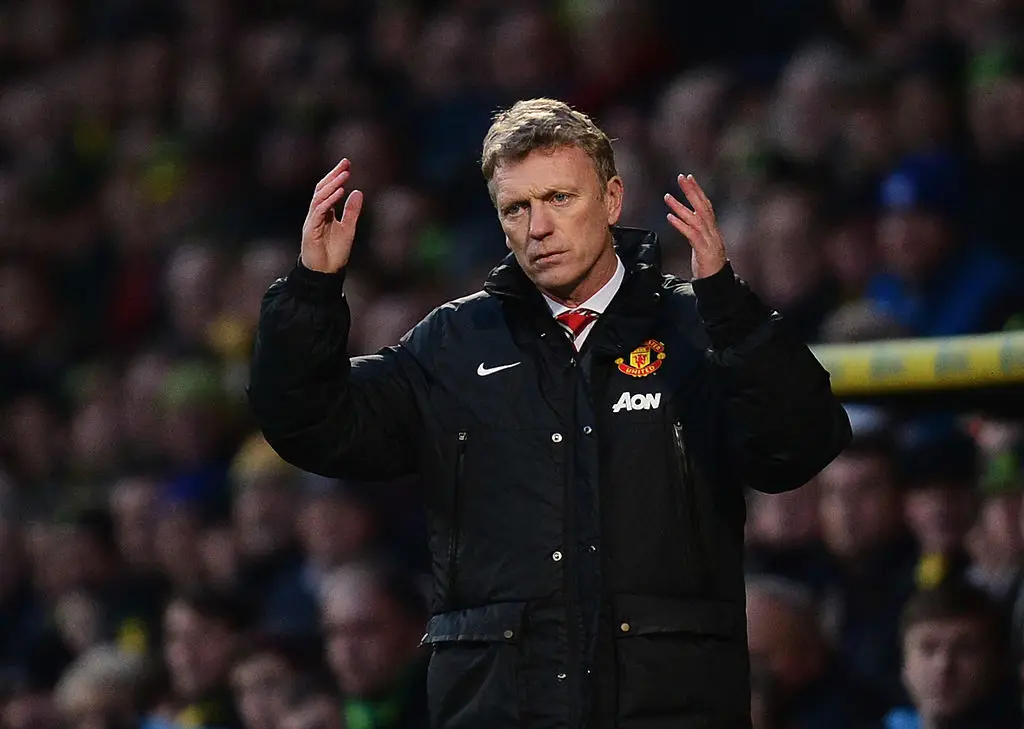 David Moyes replaced Sir Alex Ferguson at Man Utd in 2013 (Credit:Getty)