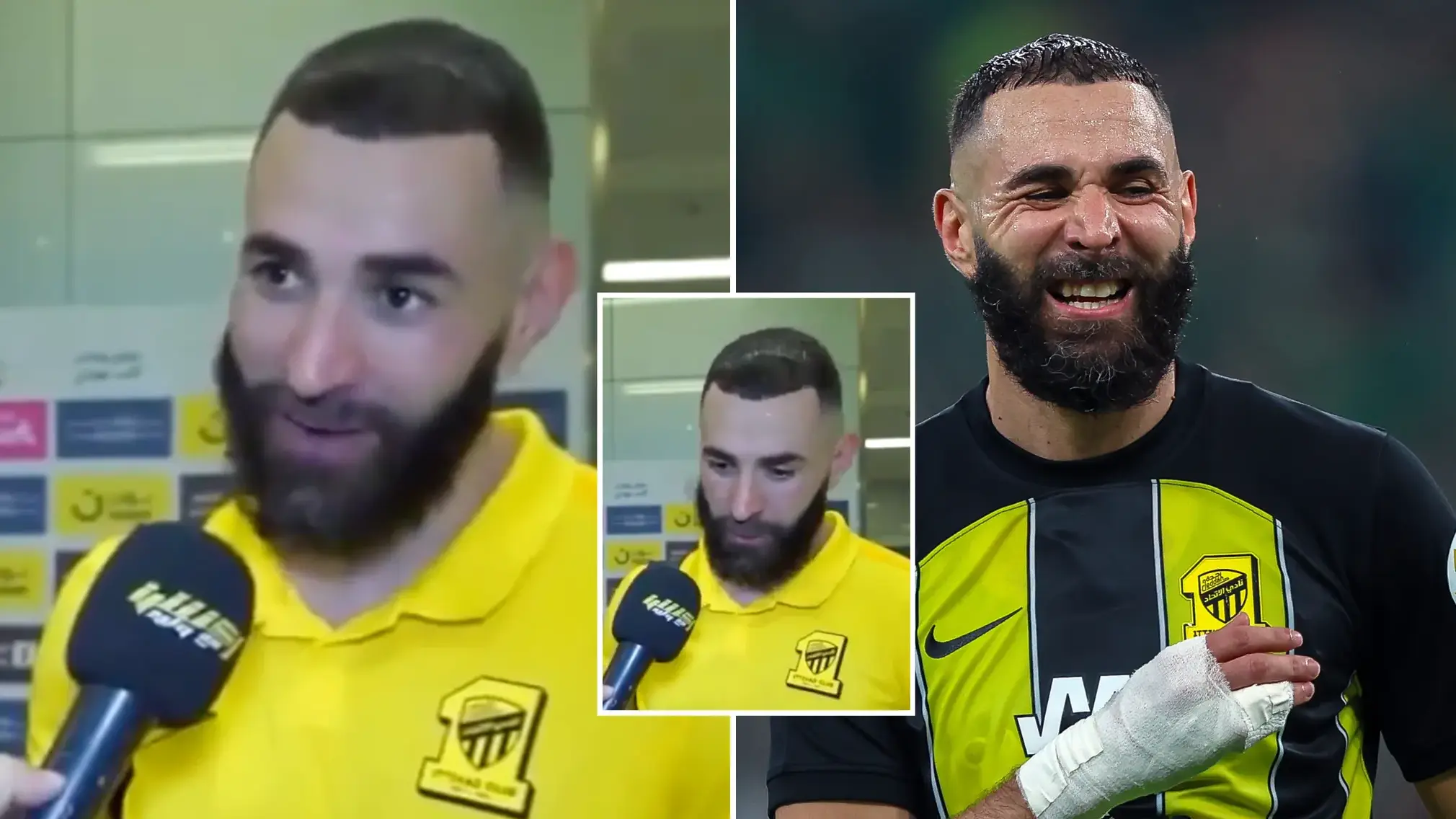 Karim Benzema's brutal response when asked about Al Ittihad form