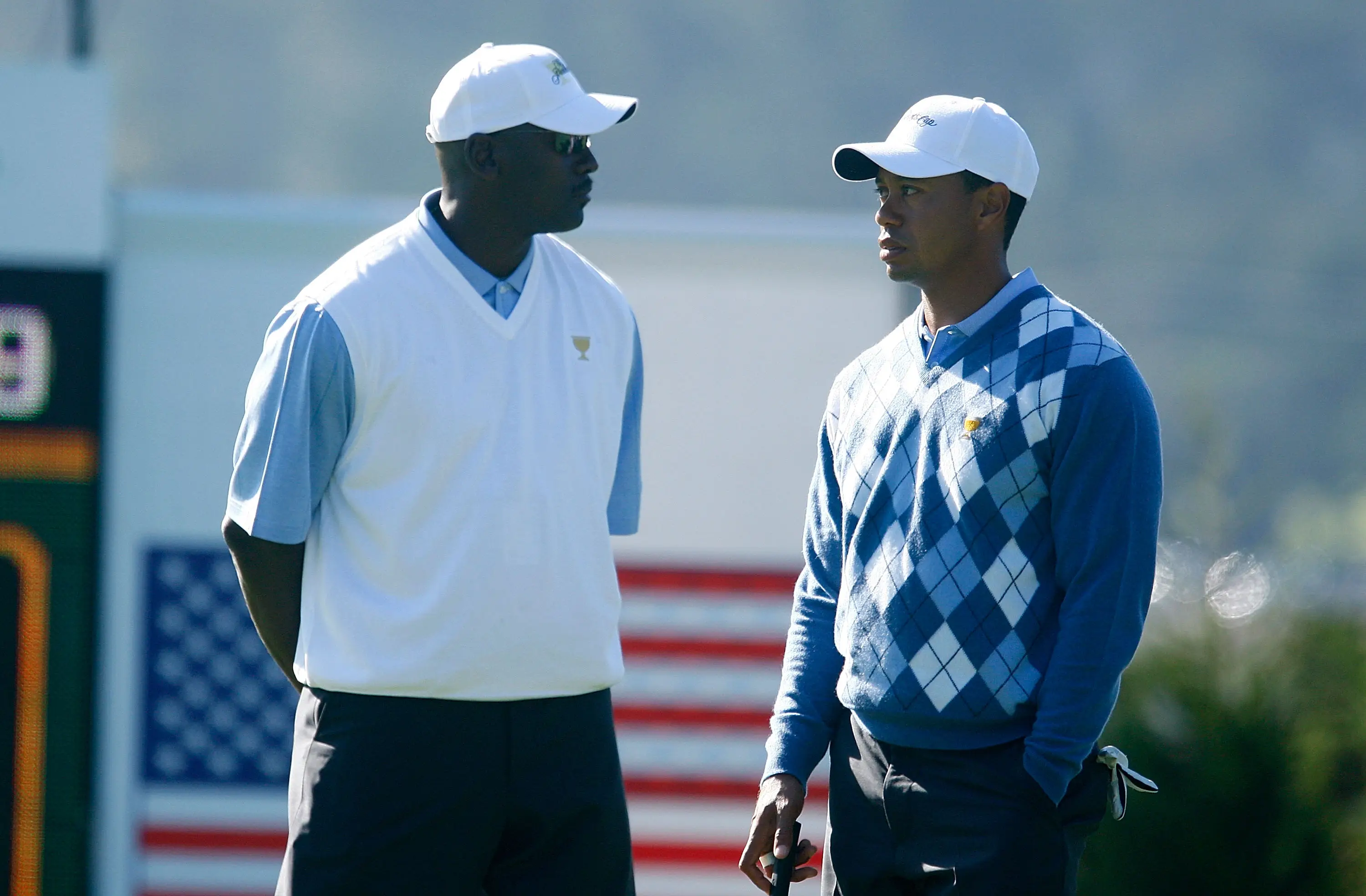 Michael Jordan and Tiger Woods are two of the very best in their respective sports. Image: Getty
