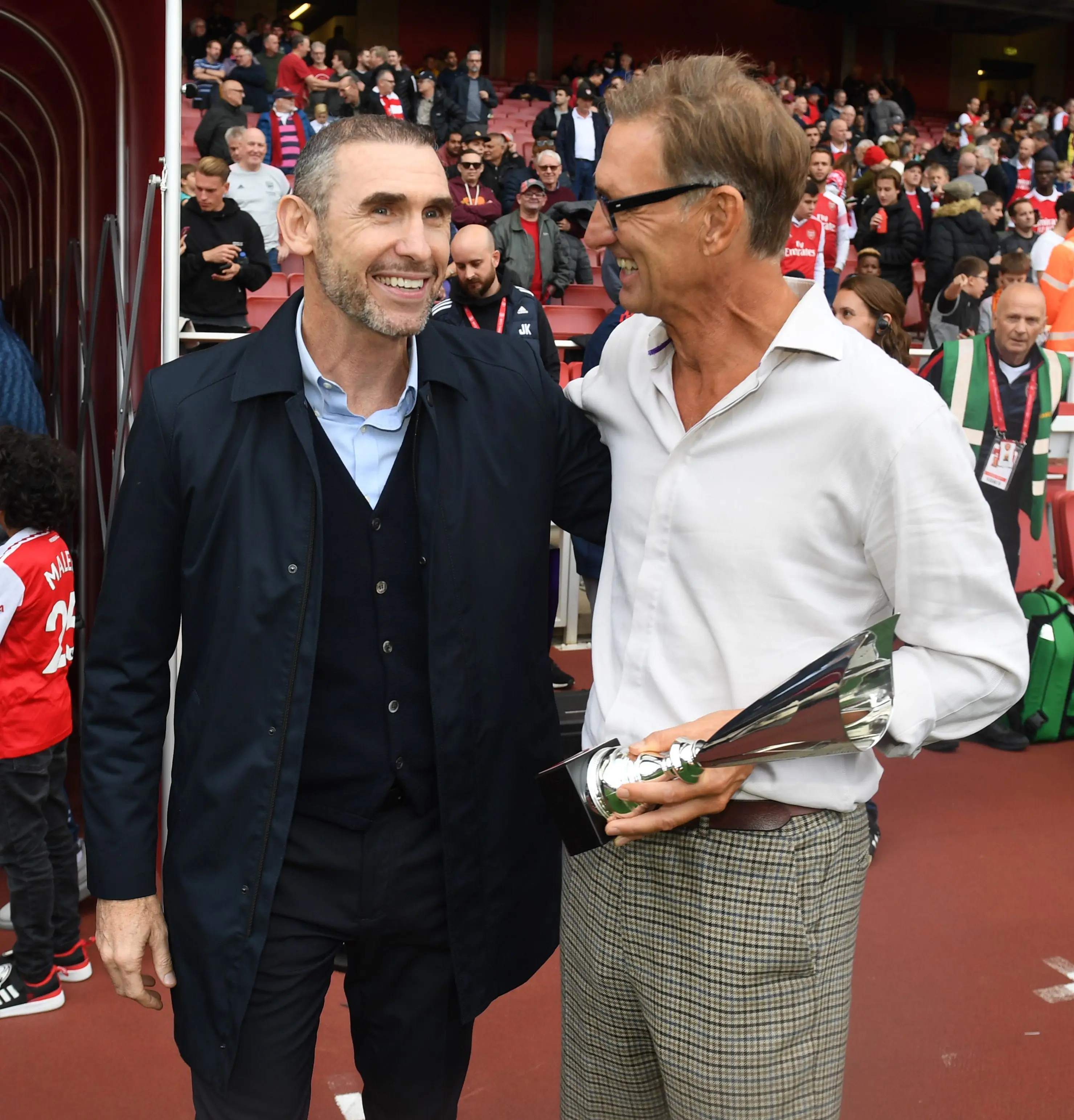  Ex Arsenal players (L) Martin Keown and (R) Tony Adams (Image: Getty)