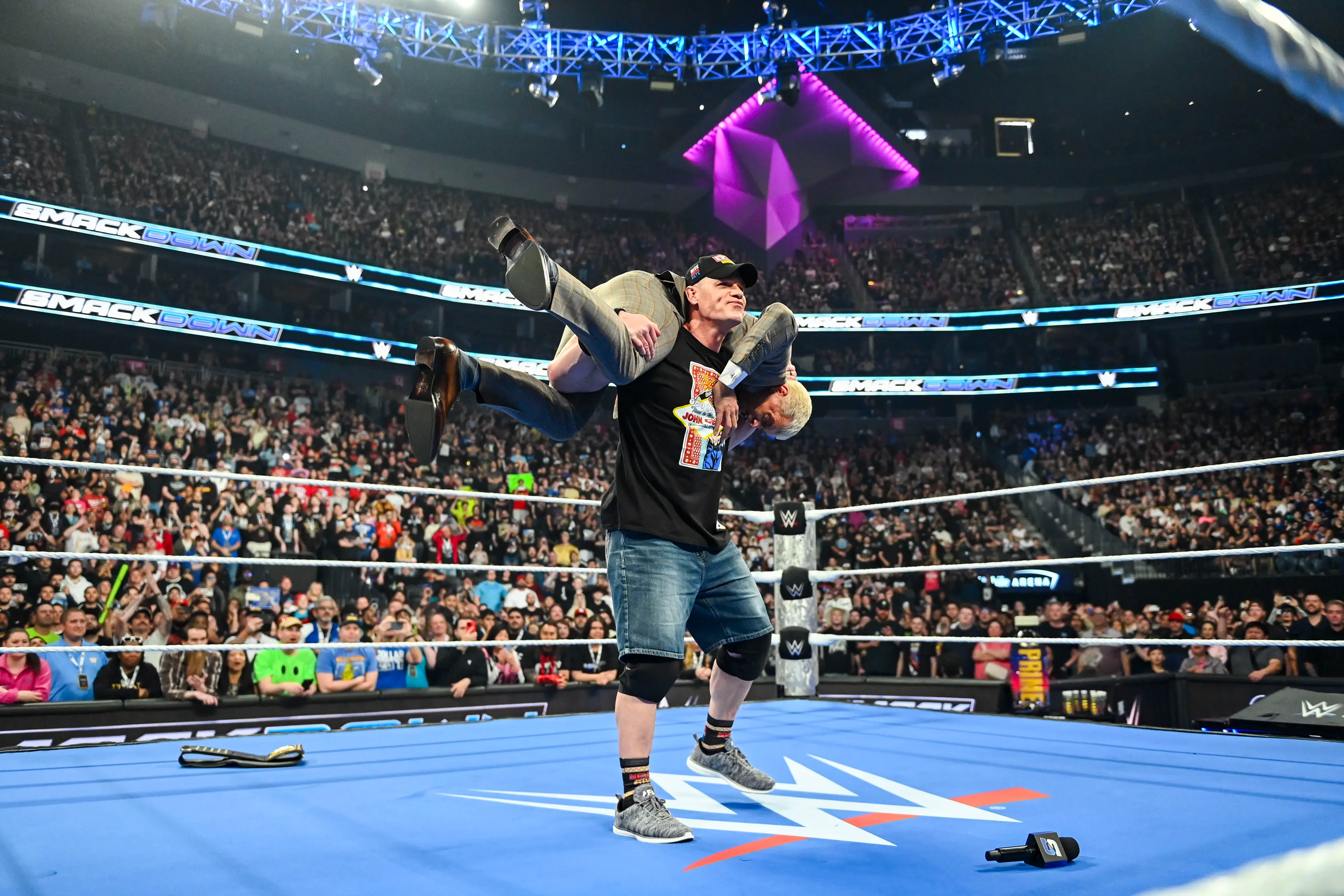 John Cena and Cody Rhodes were in a Clash of Clans WhatsApp chat before becoming rivals. Image: Getty