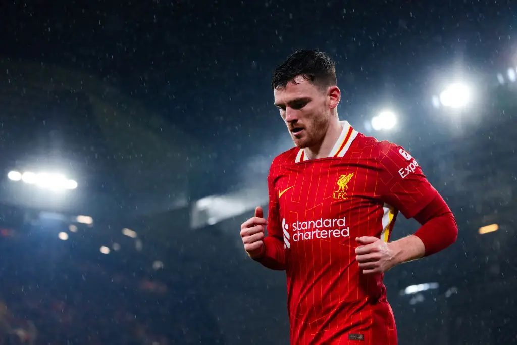 Andrew Robertson has made over 300 appearances for Liverpool. (Image: Getty)