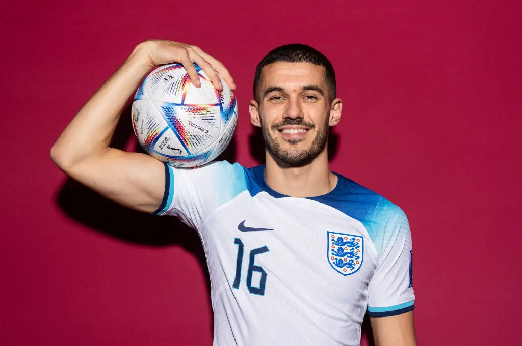 Conor Coady has 10 caps for England. (Image: Getty)