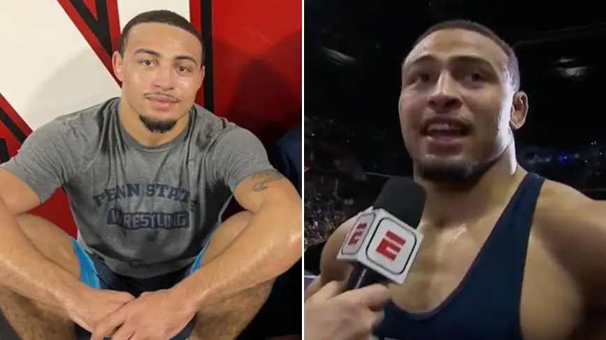 Instagram/aaron_mbrooks/Twitter/NCAA Wrestling