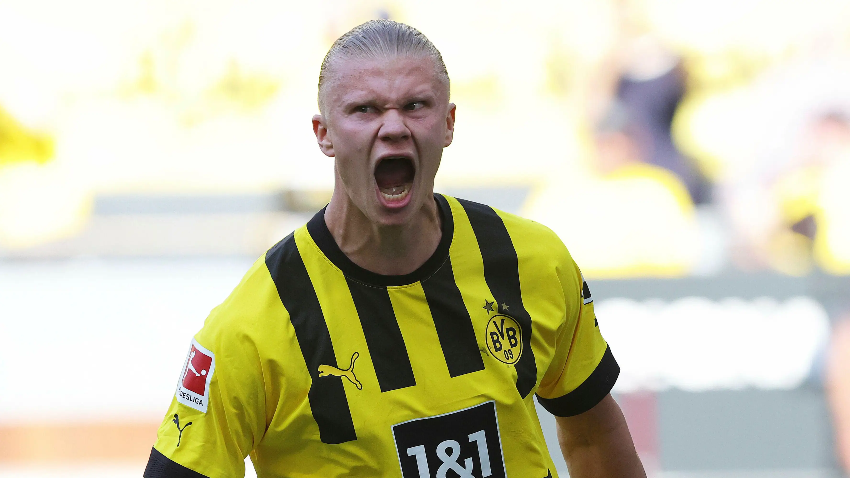Erling Haaland Playing For Borussia Dortmund (Image: PA)