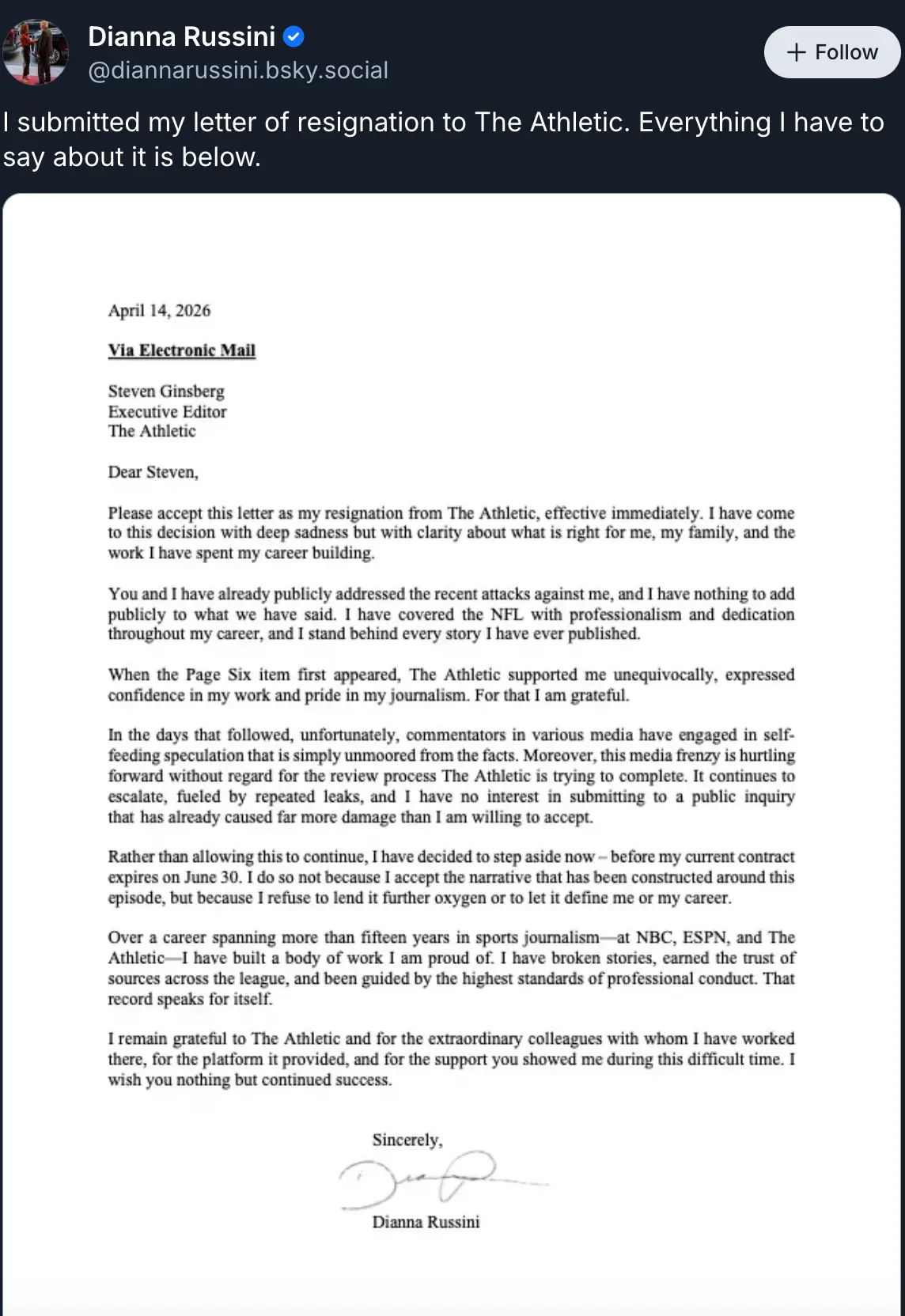 Image: Bluesky/Dianna Russini