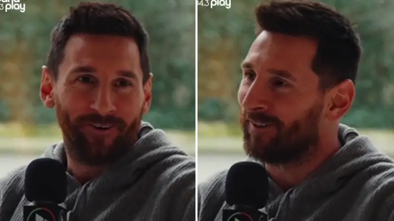 Lionel Messi didn't hesitate when naming the best player he's ever seen live