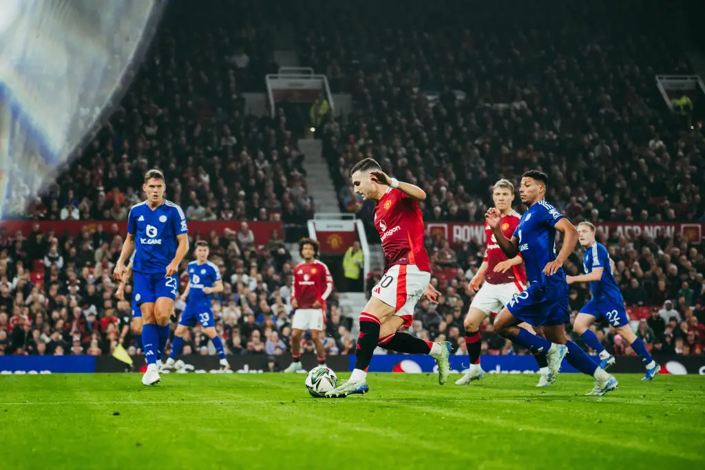 Manchester United progressed to the Carabao Cup quarter-finals with a 5-2 win over Leicester City. (Image: Getty)