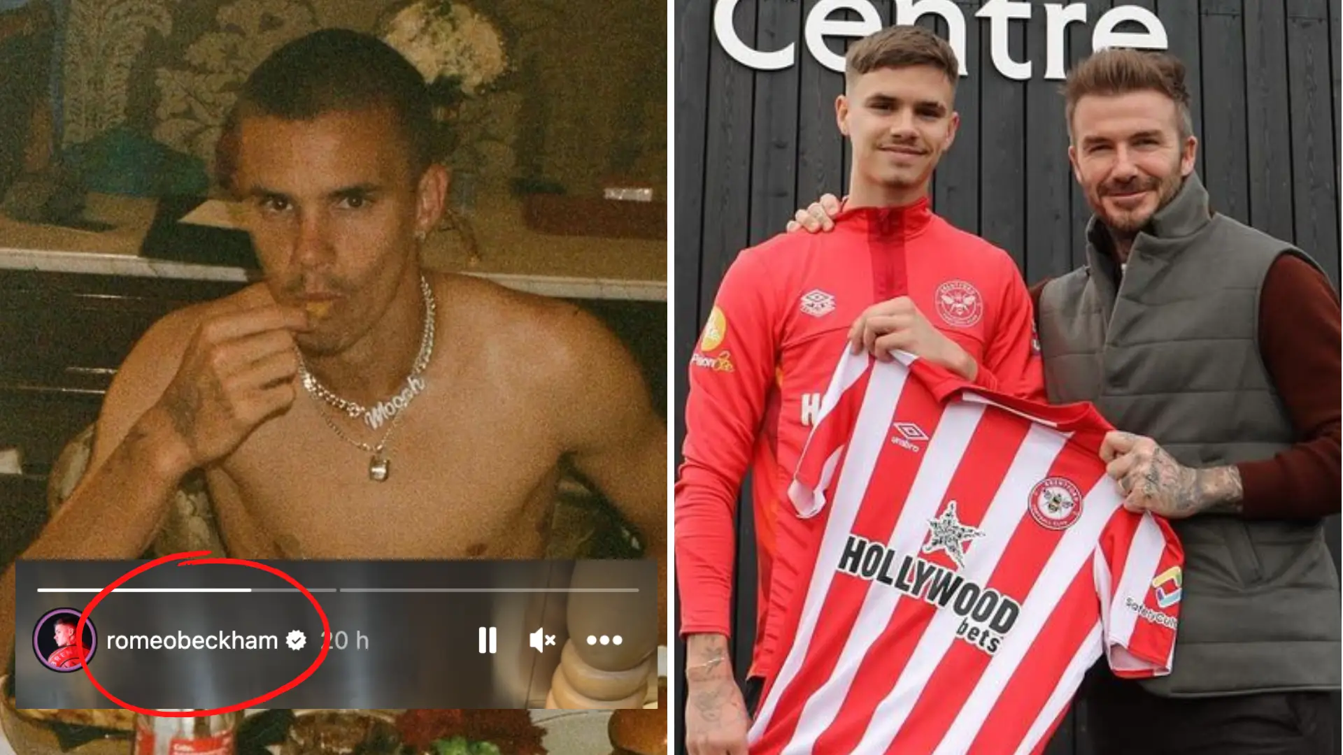 Romeo Beckham/Instagram