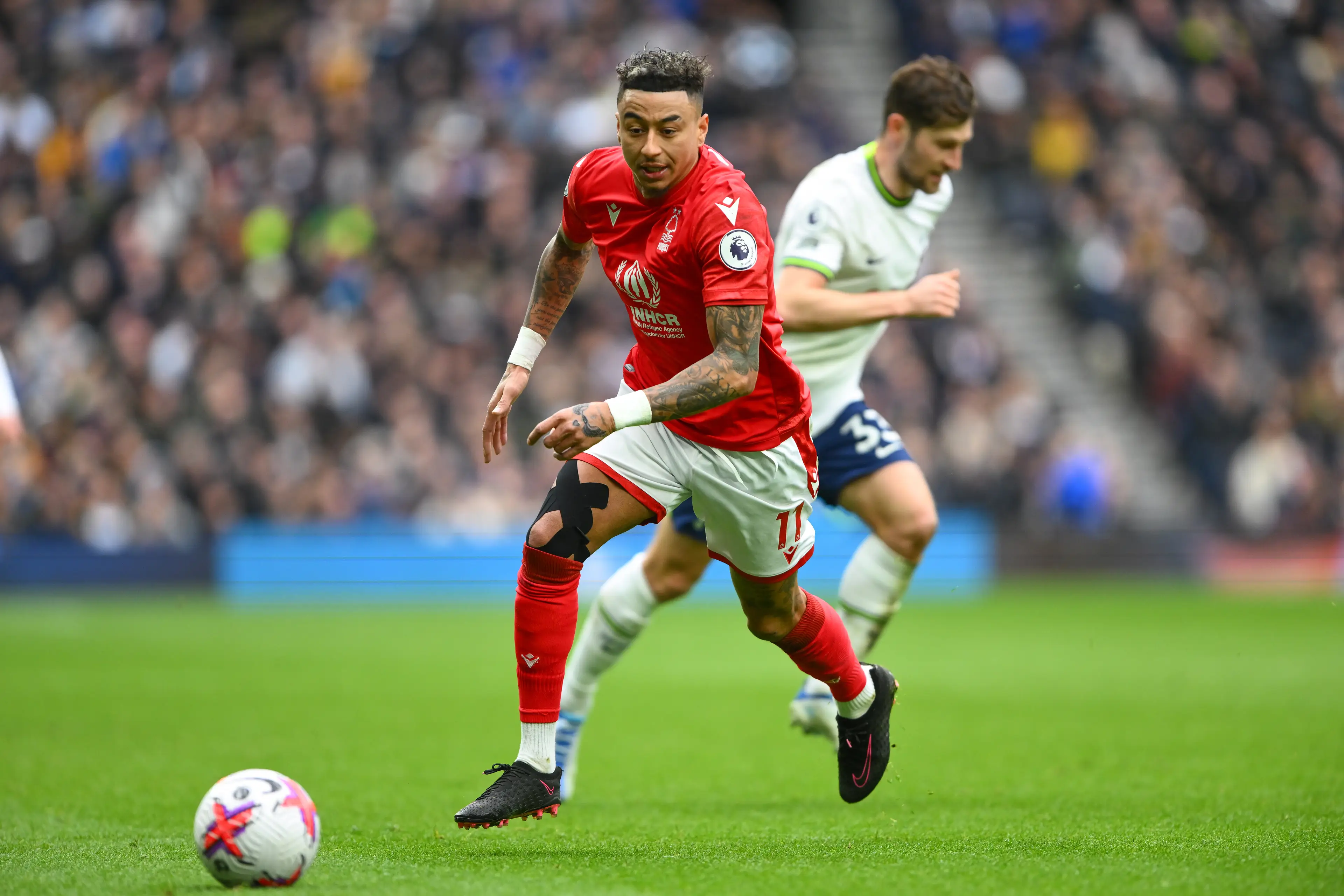 Jesse Lingard in action for Nottingham Forest. Image: Getty