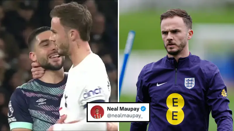 Neal Maupay brutally trolls James Maddison over his Euro 2024 snub